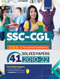 Ssc 2024 : Combined Graduate Level Tier I  41 Solved Papers (20102022) By Gkp