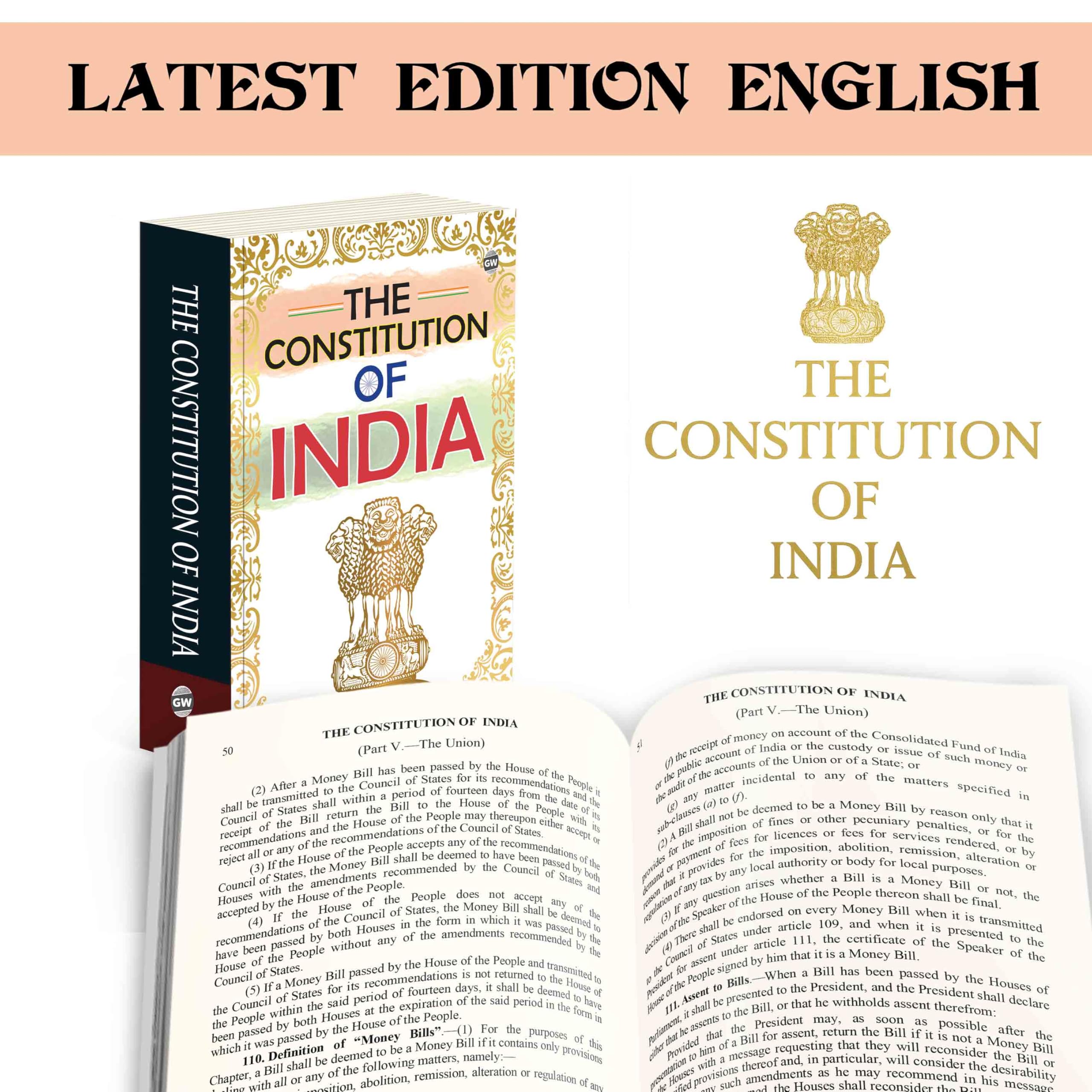 The Constitution of India : Law reforms of India, Fundamental rights of India, Constitution reference novel of India, Public po