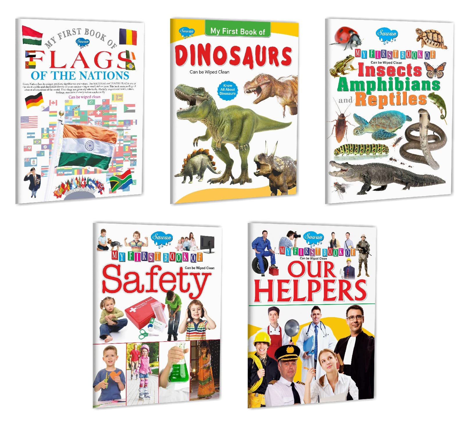 Picture Book Collection For Early Learning (Set Of 5)  My First Book Of Our Helpers, My First Book Of Safety, My First Book Of 