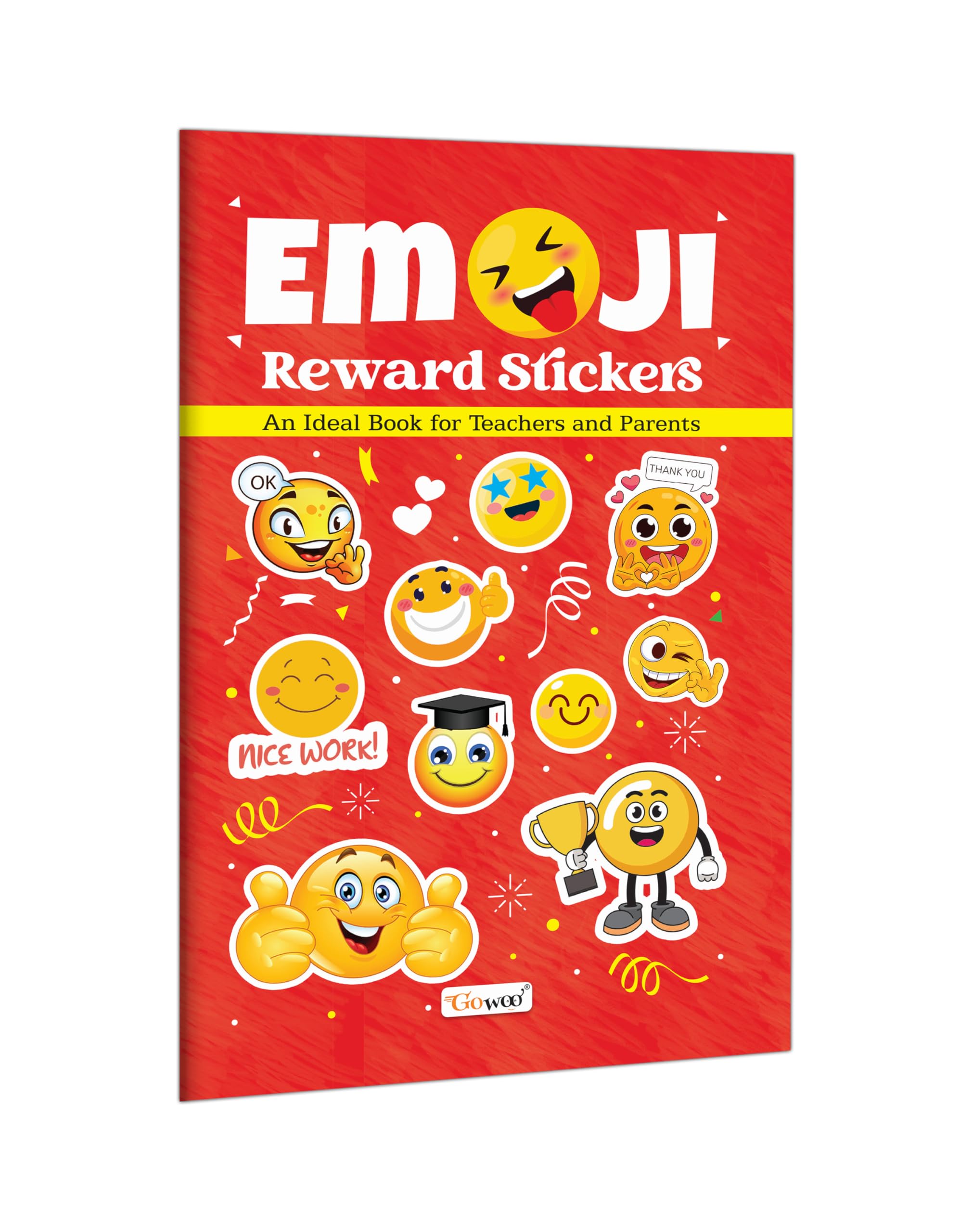 Emoji Reward Stickers : Bright & Cheerful Emoji Stickers for Kids, Positive Reinforcement Stickers for Good Behaviour, Homework