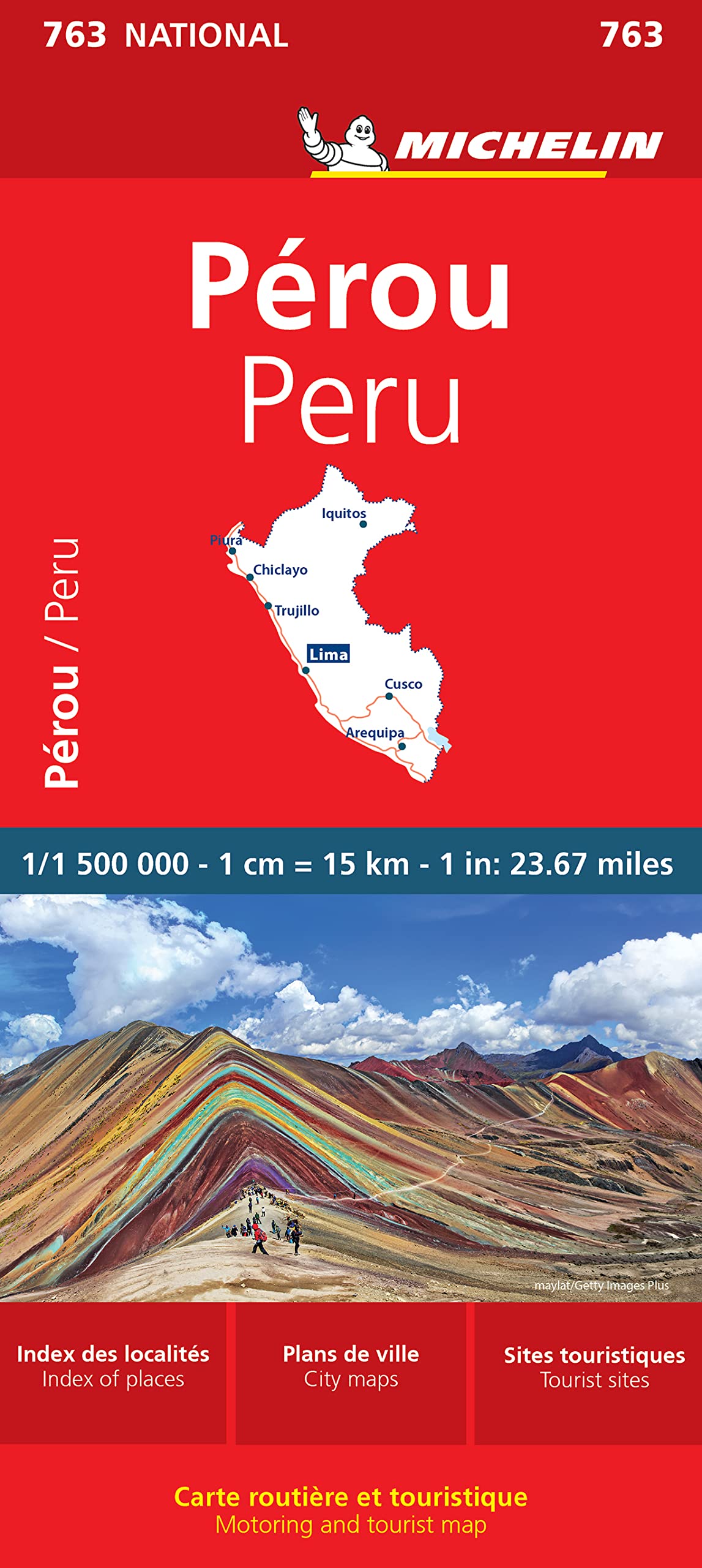Michelin Peru Map 763 (Maps/Country (Michelin))