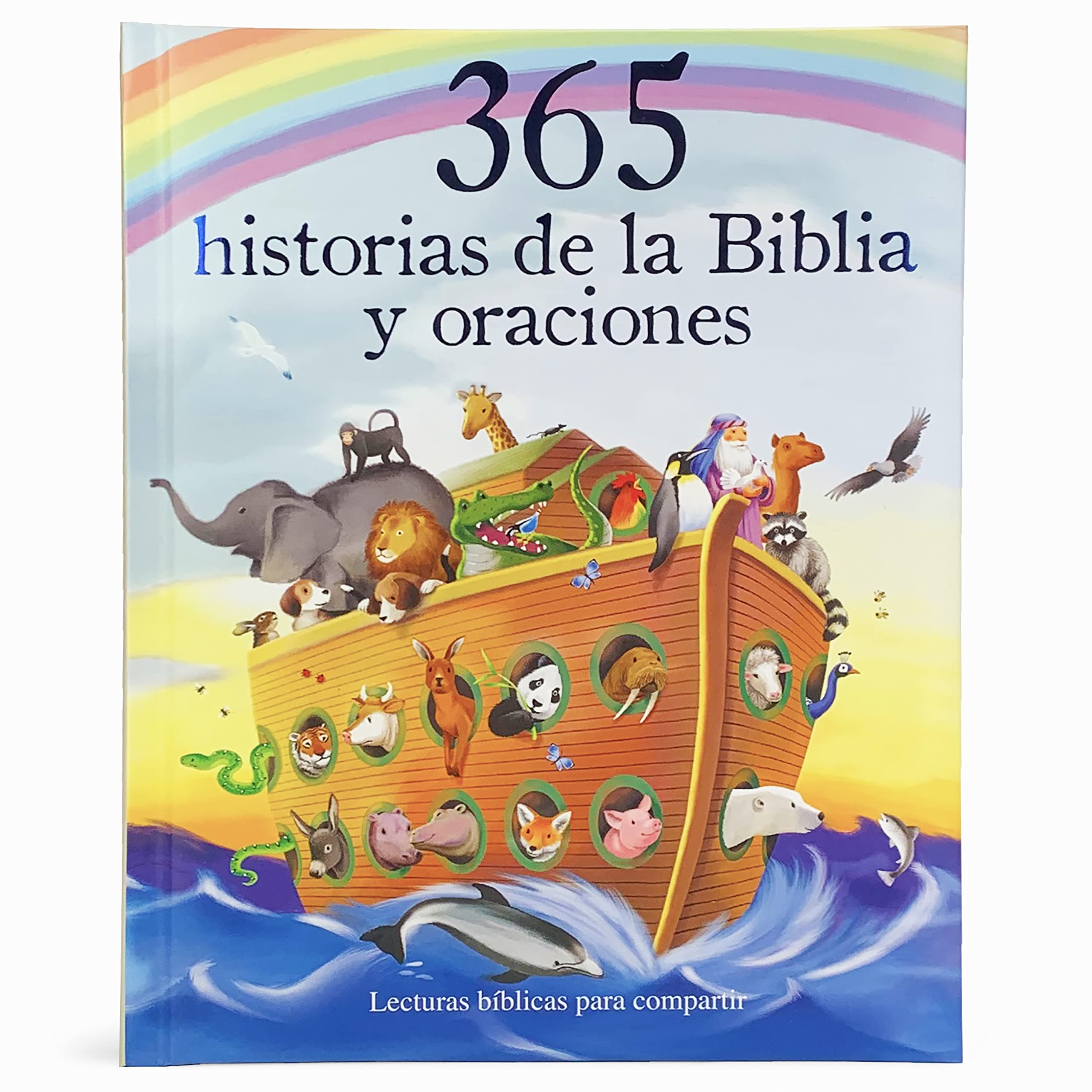 365 Historias de la Biblia y Oraciones / 365 Bible and Prayers Padded Treasury Guilded (Spanish Language), Ages 38 (en espaol) 