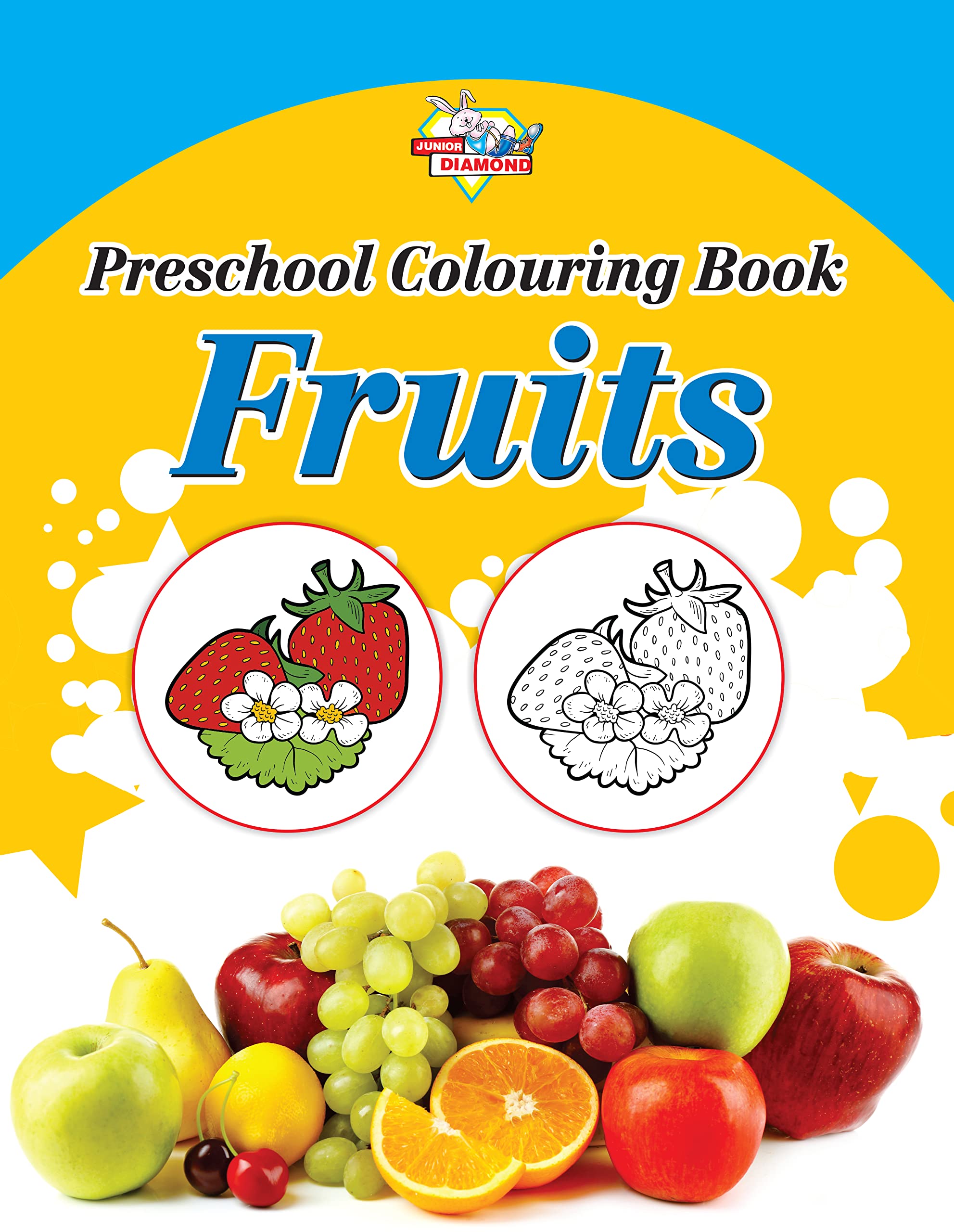 Preschool Colouring Book Fruits PB English