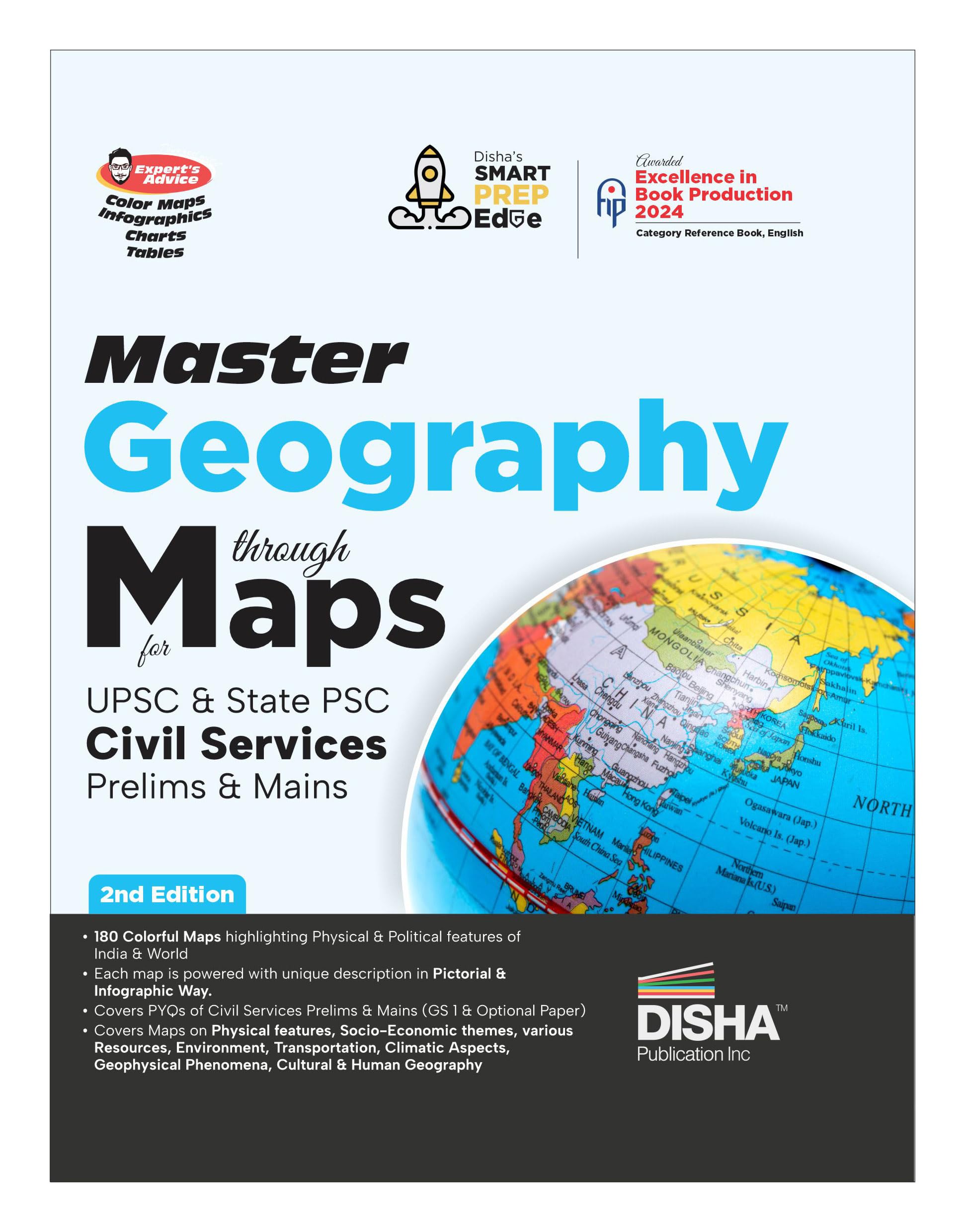 Master Geography through Maps for UPSC & State PSC Civil Services Prelim & Main Exams Hindi Exam | Previous Year Questions PYQs 