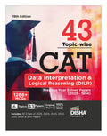 Disha 43 TopicWise Cat Data Interpretation & Logical Reasoning (Dilr) Previous Year Solved Papers (2025  1994) 19Th Edition | 