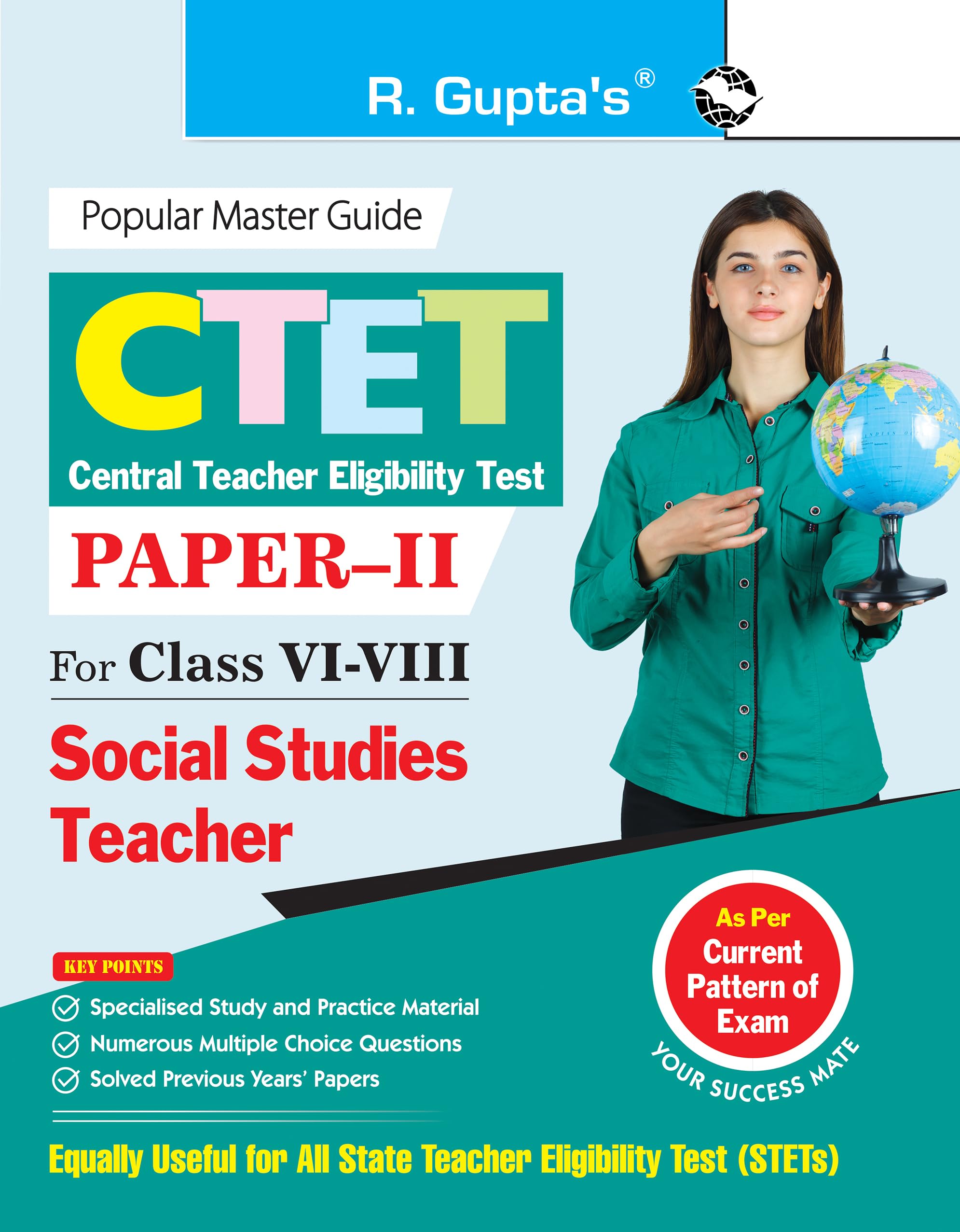 CTET: PaperII (Class VI to VIII) Social Studies Teacher Posts Exam Guide