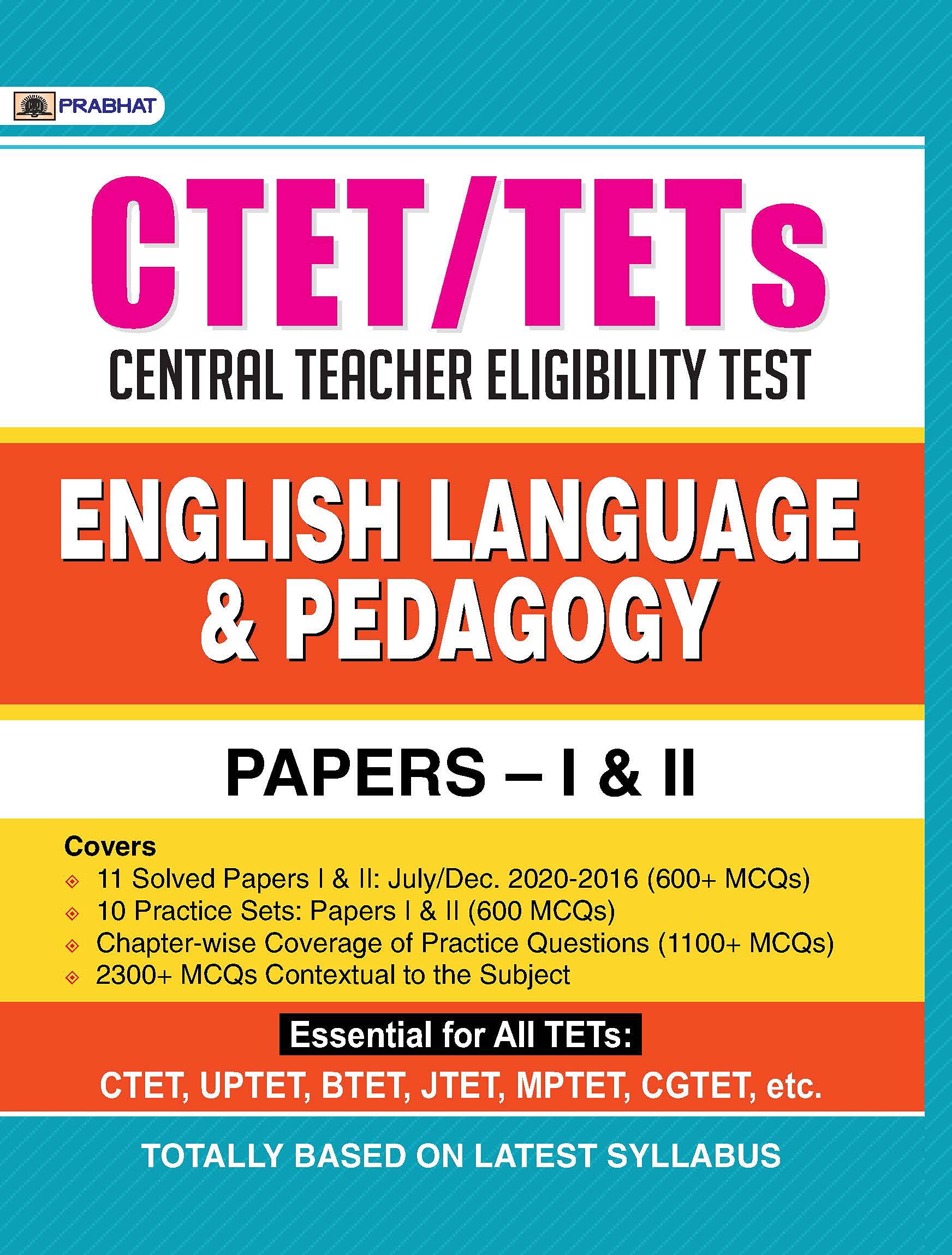 CTET/TETS ENGLISH LANGUAGE & PEDAGOGY PAPERSI & II