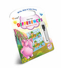 Write, Wipe & Take Along Spot the Difference With Pen : reusable pen activity spotting book, spot the difference activity book 