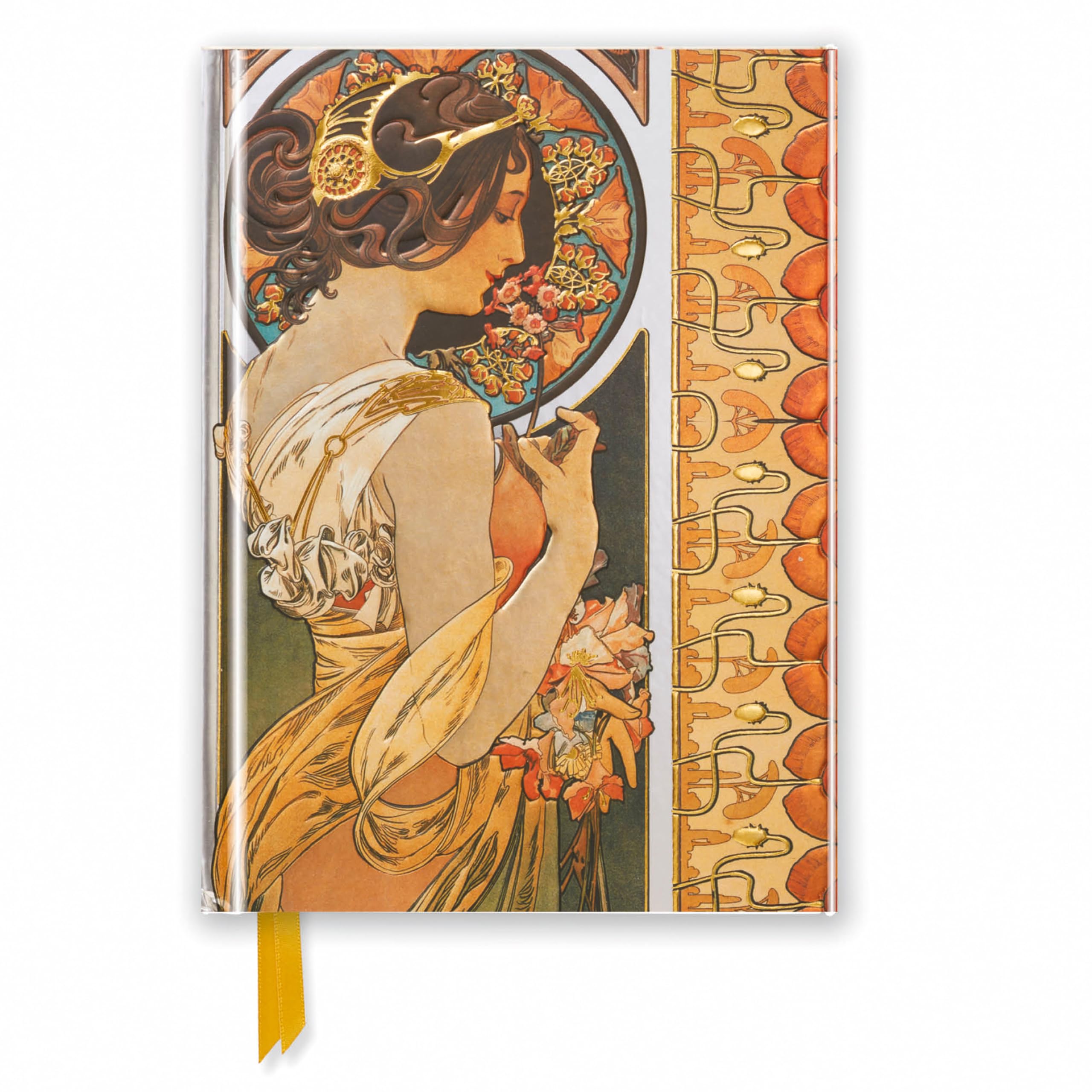 Mucha: Cowslip (Foiled Pocket Journal) (Flame Tree Pocket Notebooks)