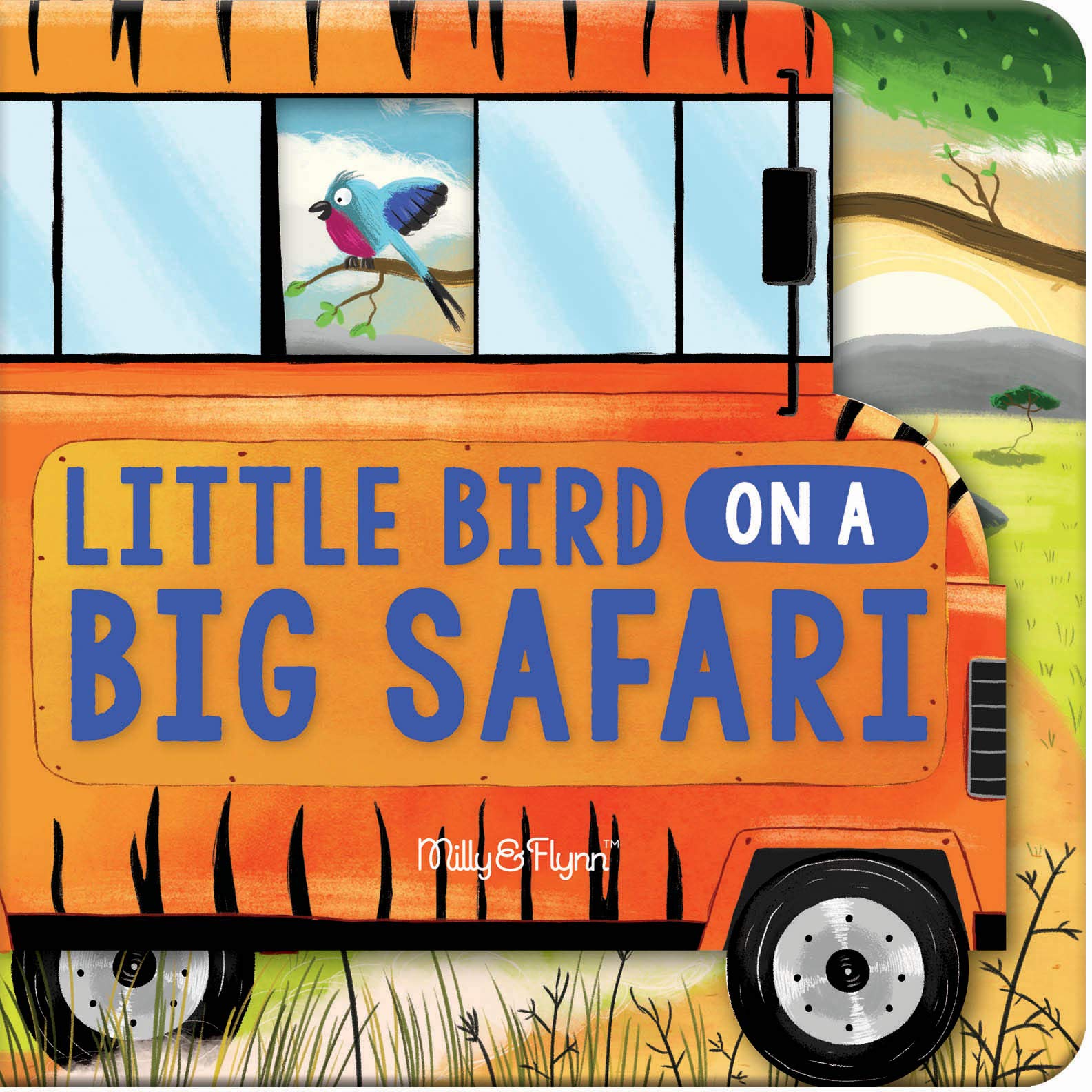 Little Bird On A Big Safari: 4 (Shaped Flip Books)