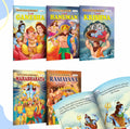Ganesha, Hanuman, Krishna, Mahabharat and Ramayan  My First Mythology Story : illustrated mythology storybooks for kids, educat