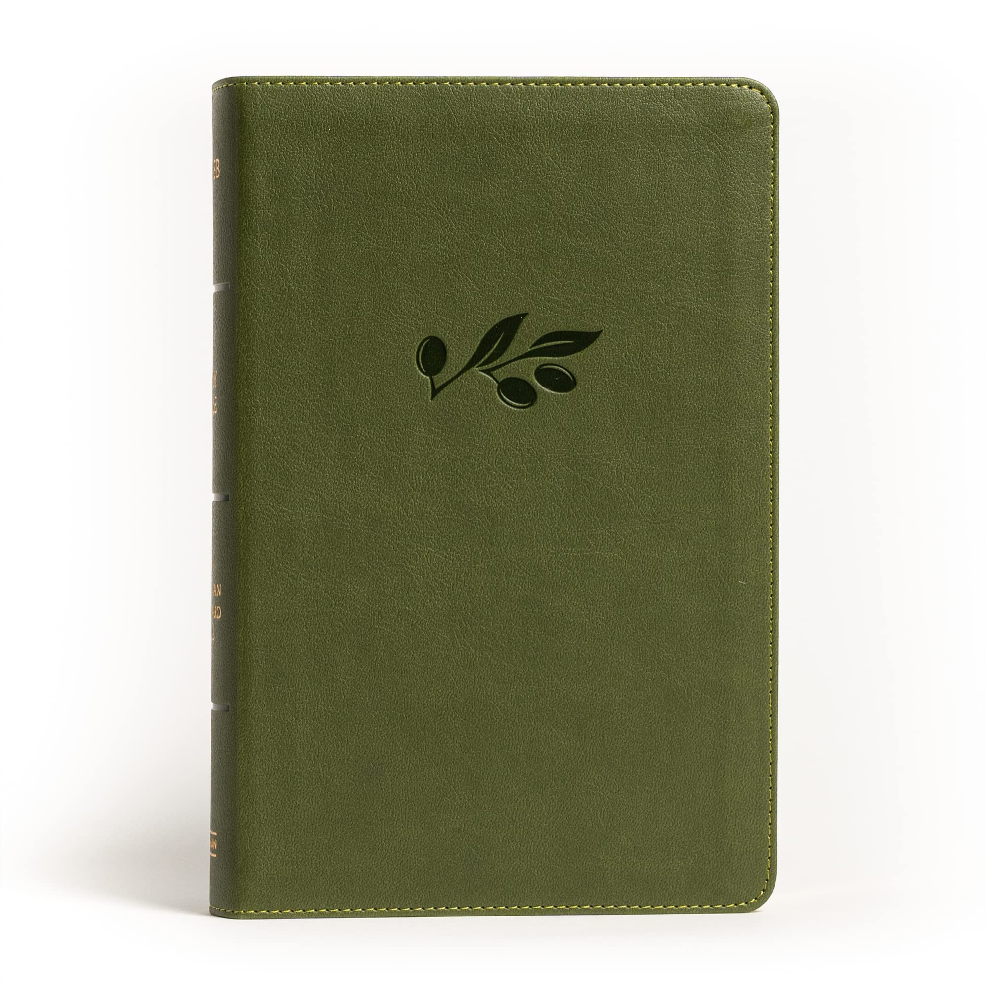 NASB Large Print Personal Size Reference Bible, Olive LeatherTouch, Red Letter, Presentation Page, CrossReferences, FullColor 