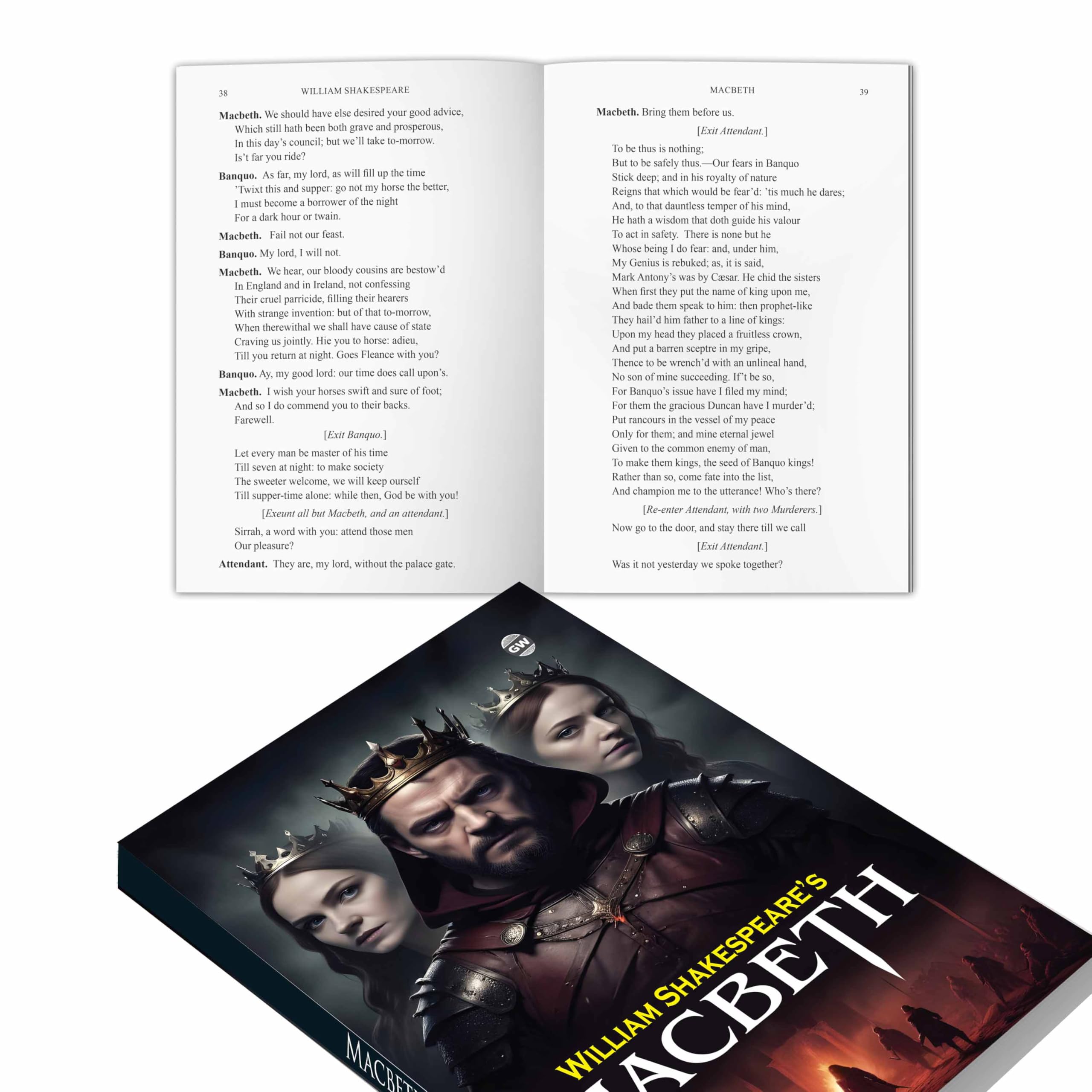 Macbeth (Paperback) : Famous Shakespeare Classic, Legendary Tragic Story, Timeless English Play of Power and Fear, Iconic World 