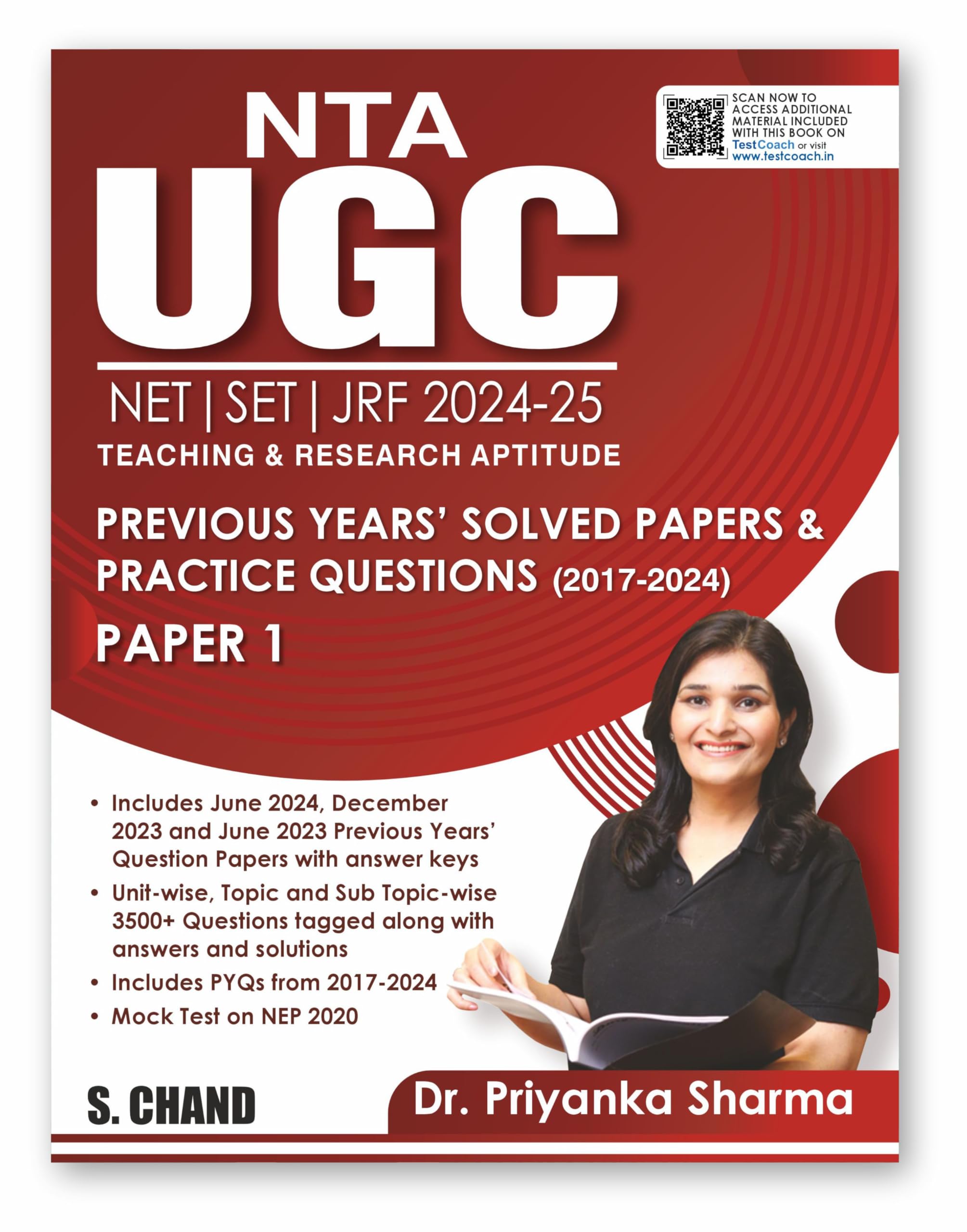 NTA UGC NET | SET | JRF Paper 1 : Teaching & Research Aptitude 2024  2025 | 3500+ Questions | Previous Years Solved Questions P