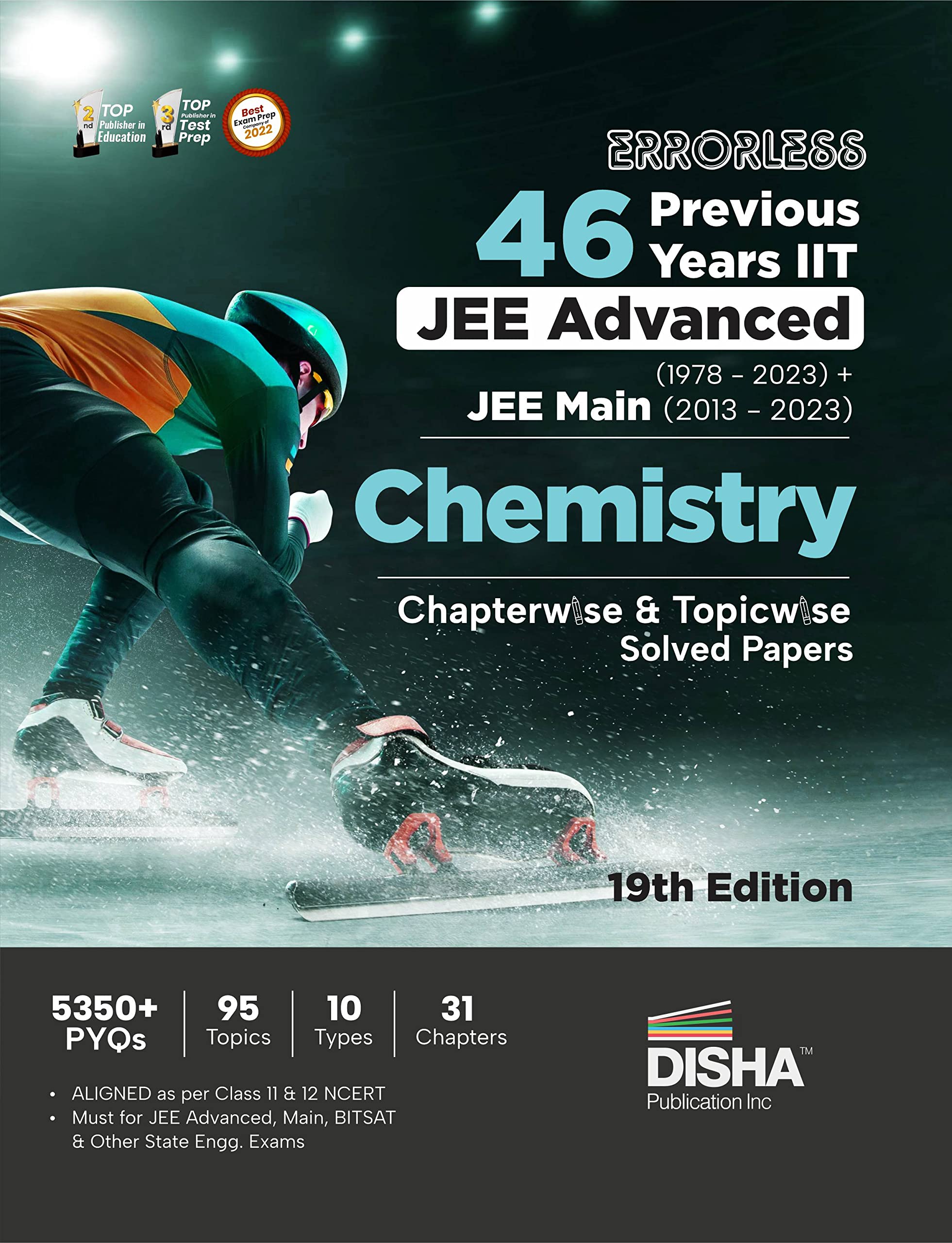 Errorless 46 Previous Years Iit Jee Advanced (1978  2023) + Jee Main (2013  2023) Chemistry Chapterwise & Topicwise Solved Pap
