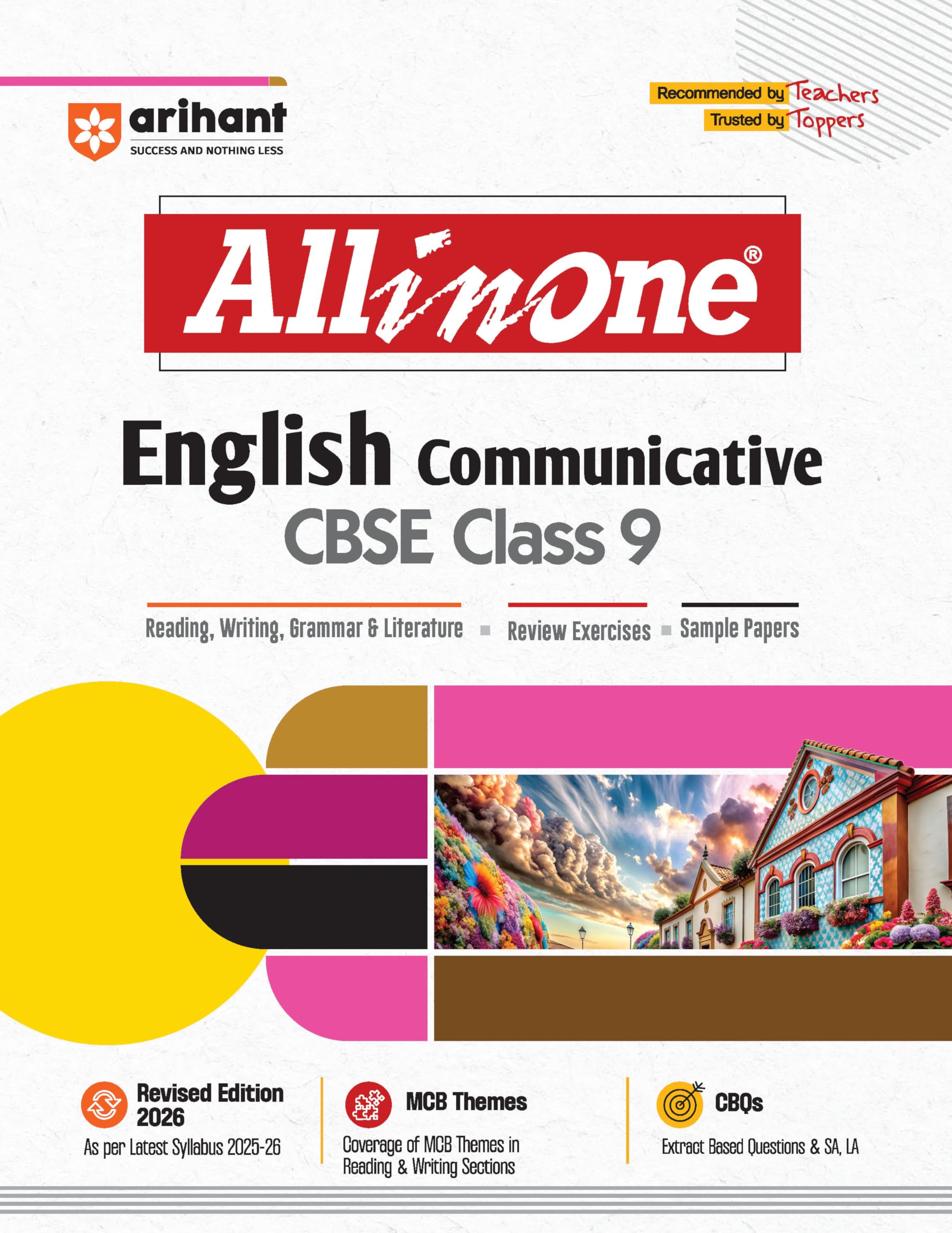 Arihant All In One English Communicative Class 9 For Cbse Exams 202526 | Revised Edition As Per Latest Syllabus | Cbqs, Focused
