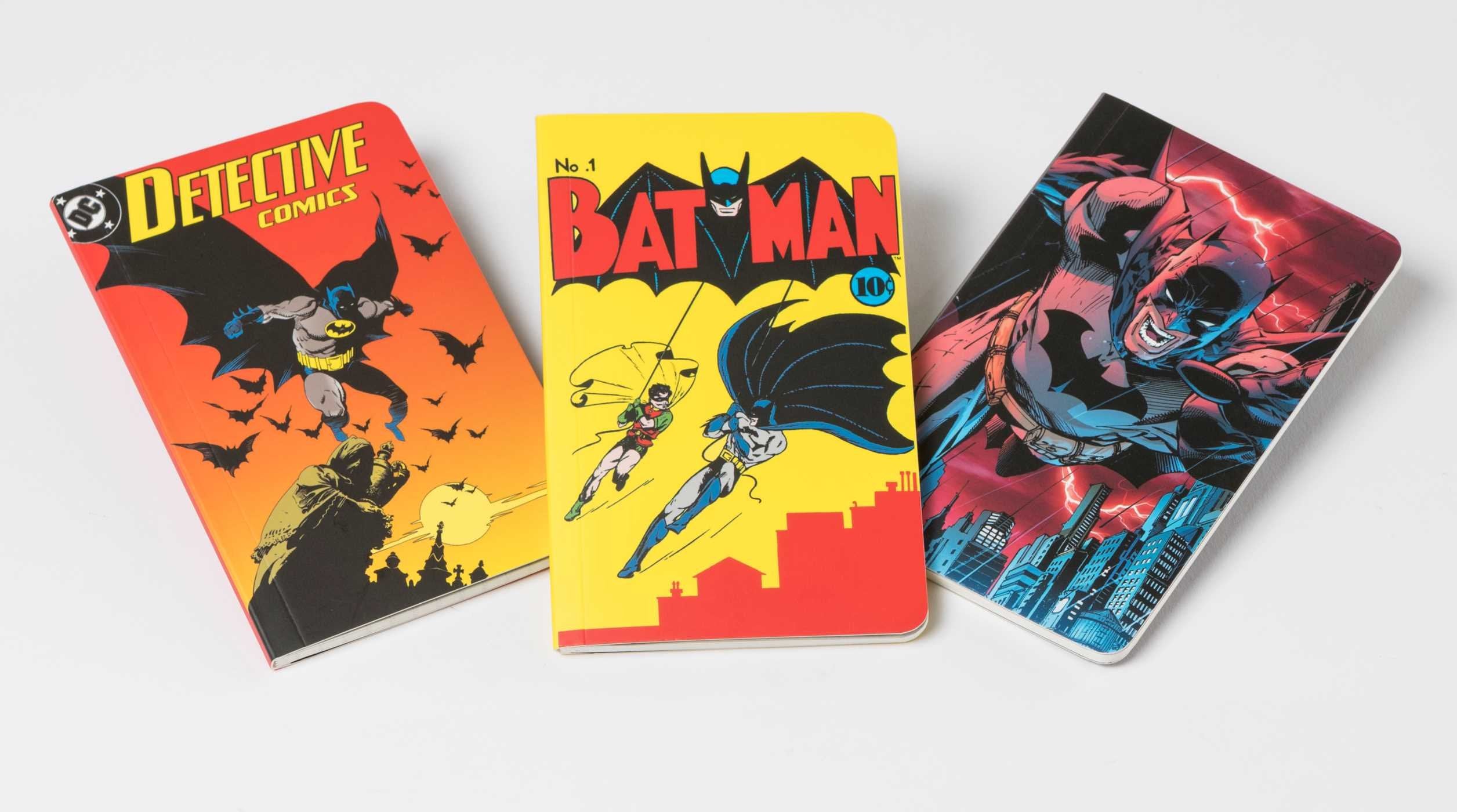 Dc Comics: Batman Through The Ages Pocket Notebook Collection (Set Of 3)