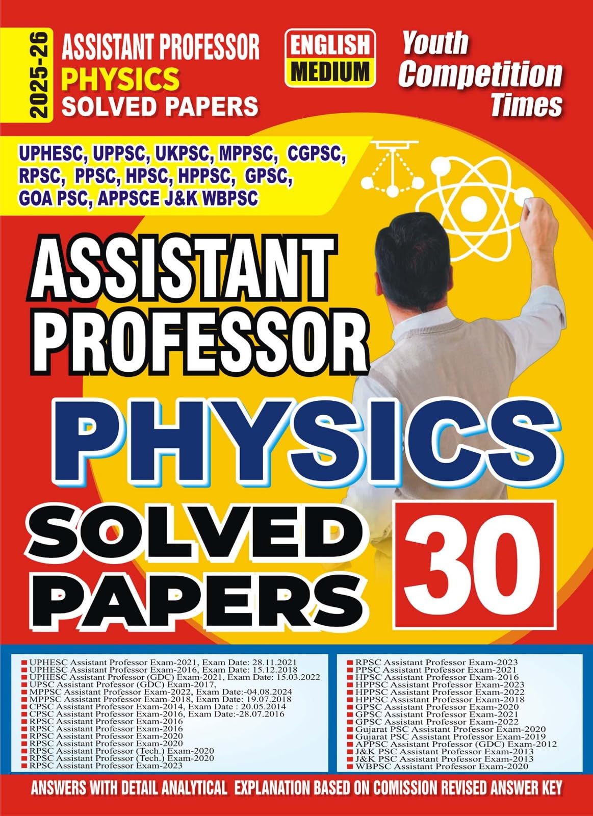 Assistant Professor Physics Solved Papers 202526 English Medium
