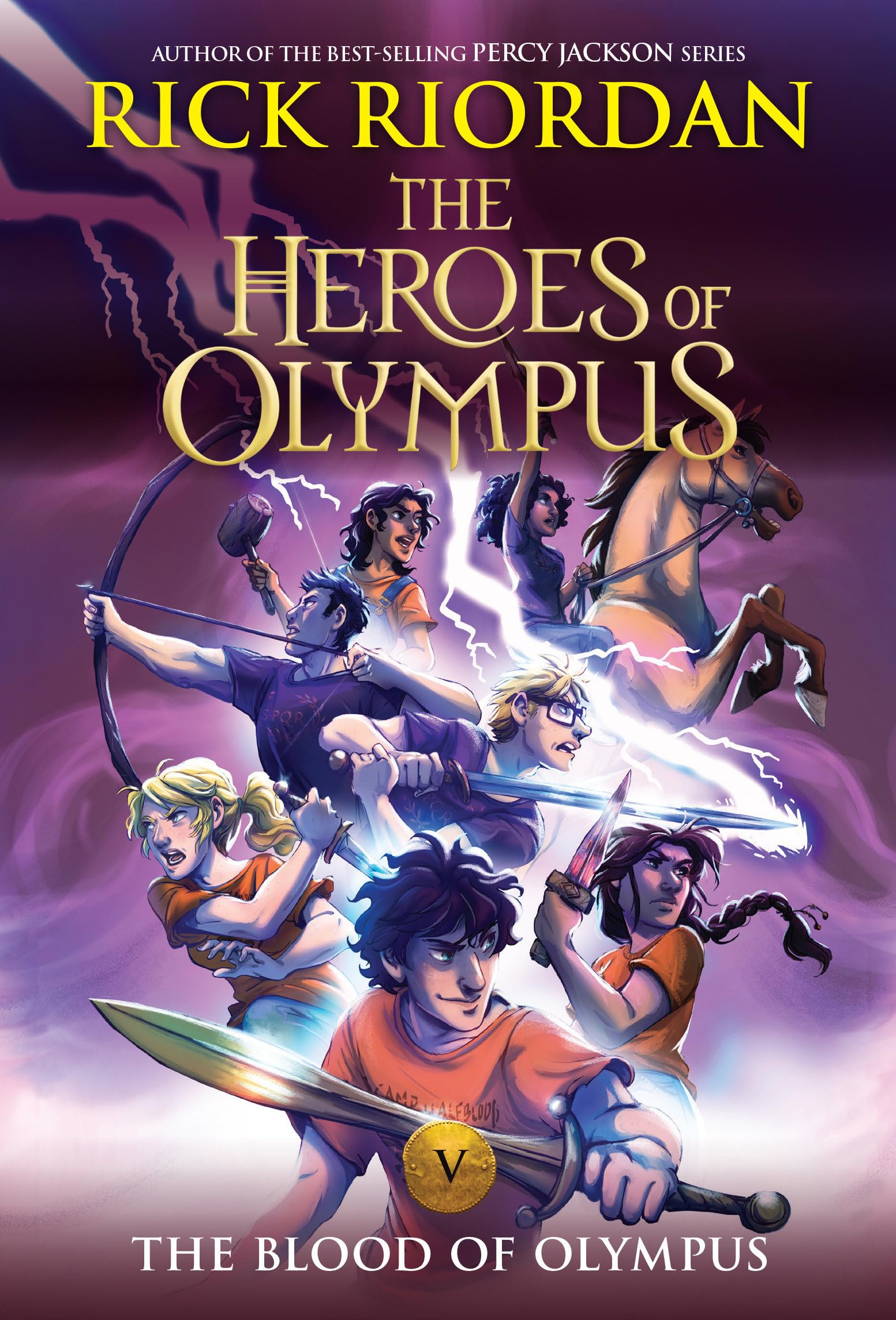 Heroes of Olympus, The, Book Five: Blood of Olympus, The(new cover) (The Heroes of Olympus)