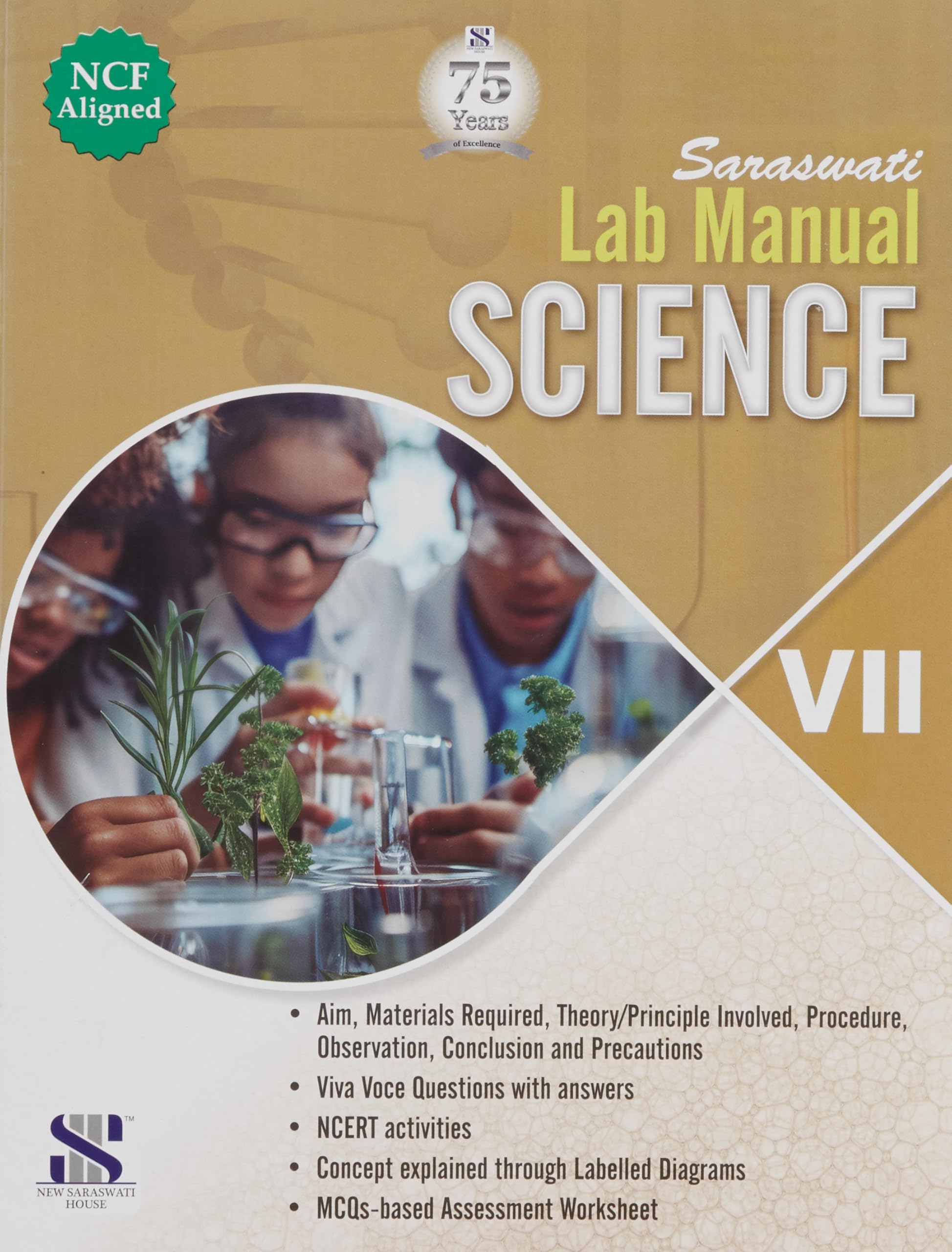 Saraswati Lab Manual Science (Hb) Class 7Th