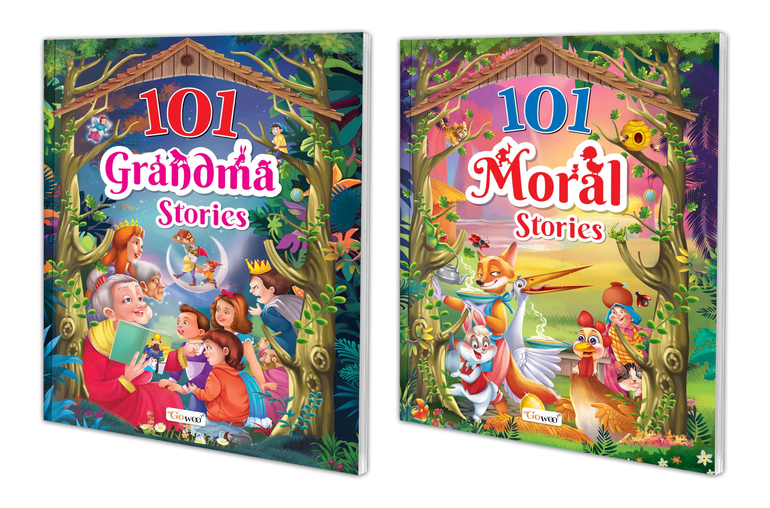 101 Grandma and Moral Stories (Ages 312) (Paperback) : Educational story book for kids, Kids bedtime story, Toddler story book,