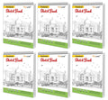 A5 Premium Sketch Book : Set of 6  Top SpiralBound Art Notebooks, 140 GSM Sketching and Drawing Acid Free Paper for Doodling