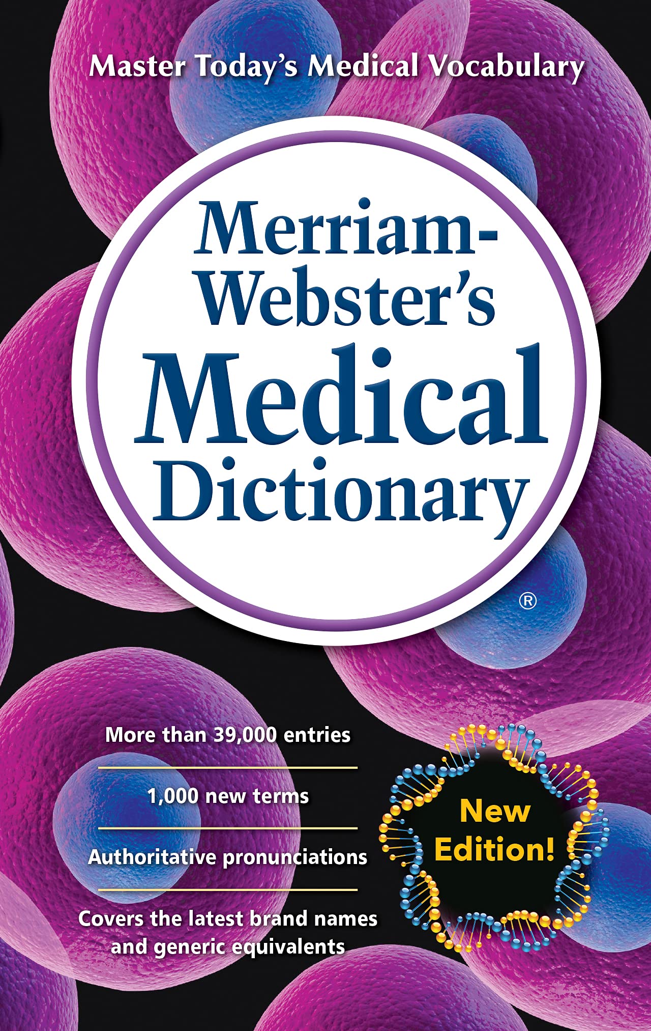 MerriamWebsters Medical Dictionary, Newest Edition, MassMarket Paperback