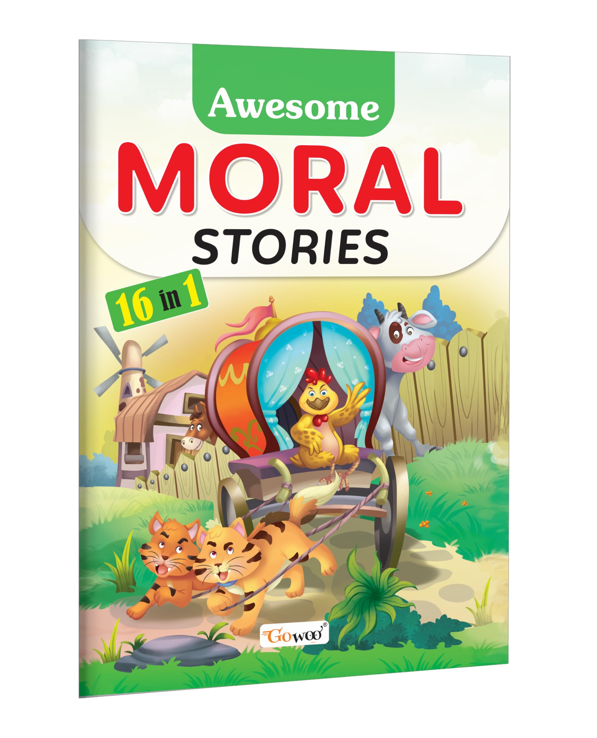 Awesome Moral Stories : Interactive educational books for toddlers, Moral story activity books, Fun moral stories for preschoole