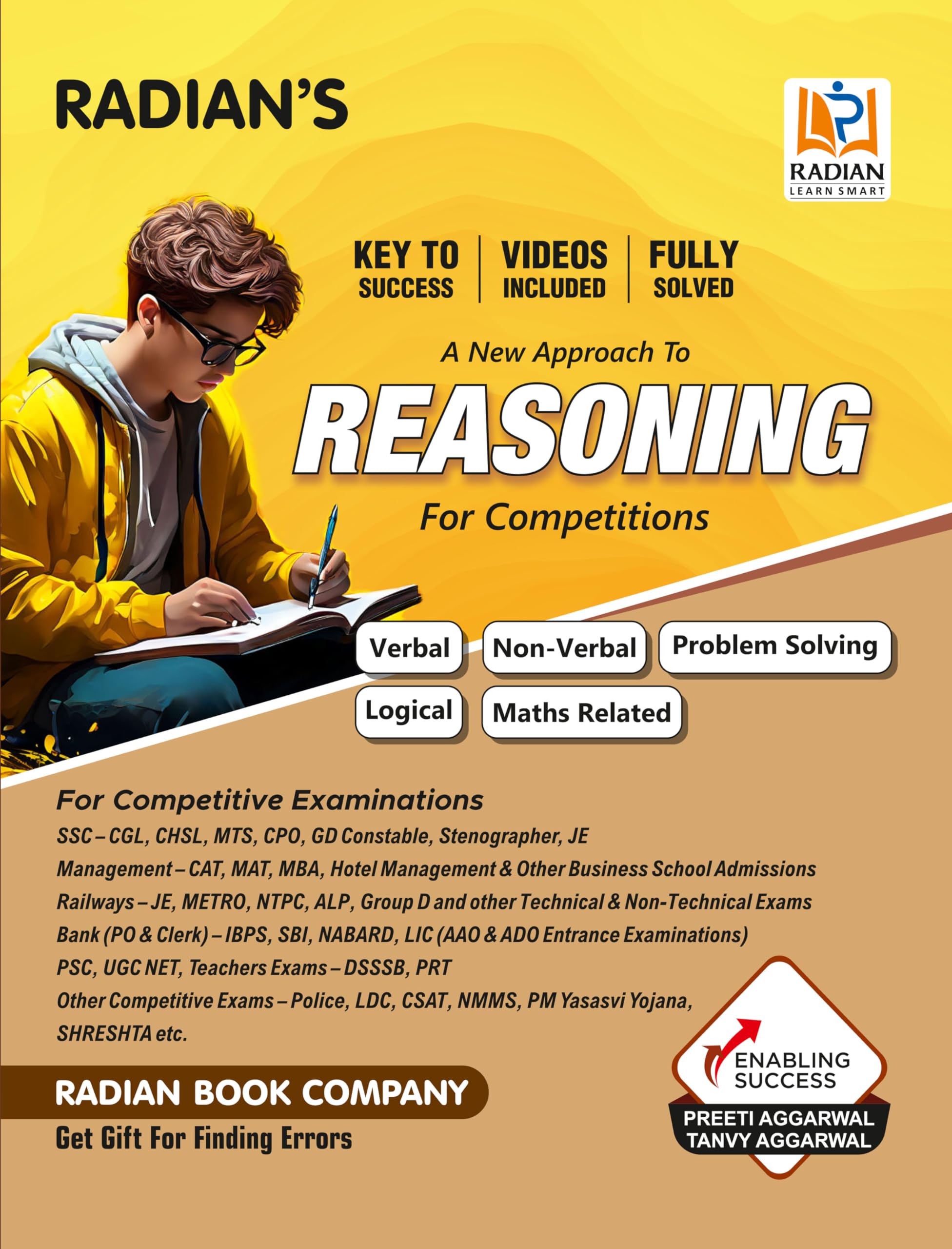 A New Approach to Reasoning for All Competitive Exams Book in English | Verbal, NonVerbal, Logical, Problem Solving and Maths R