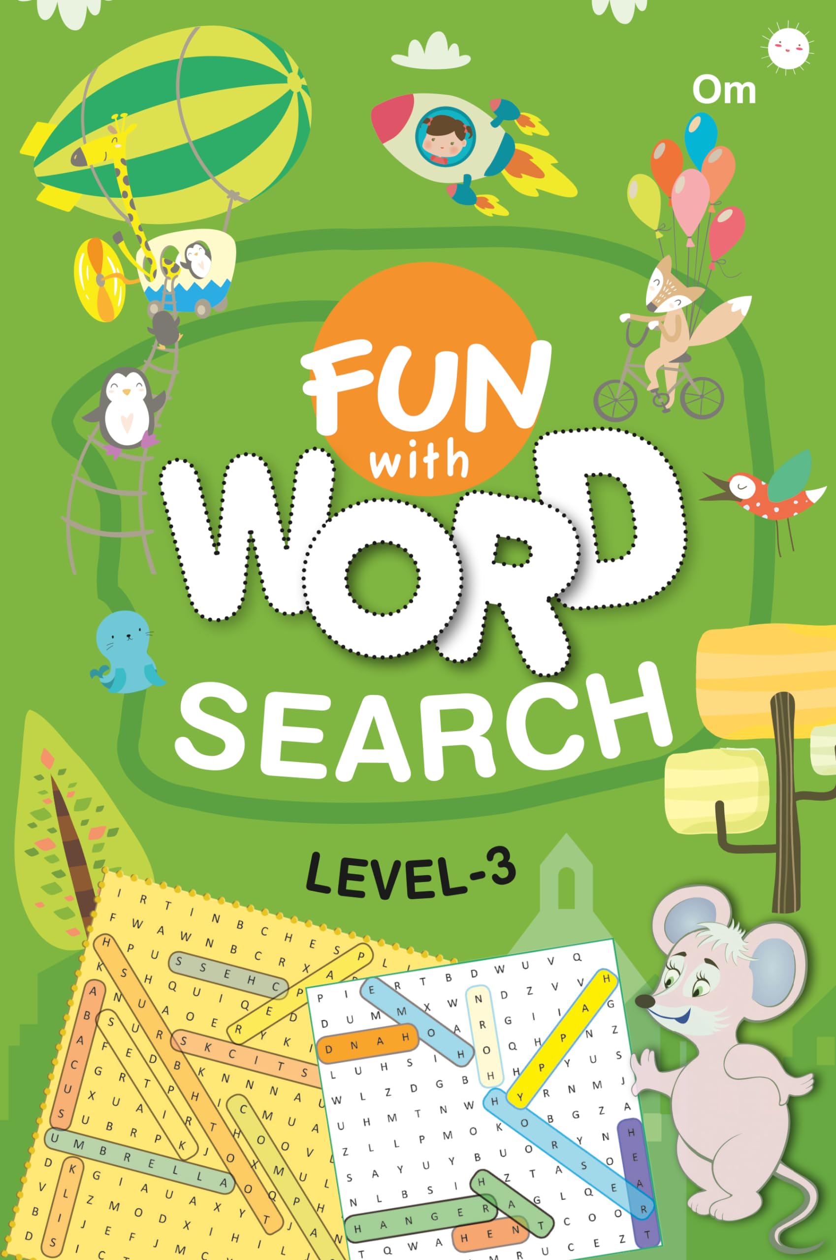 Fun With Word Search Level3  Word Puzzles Activity books for Kids  Word Search Book with Solutions