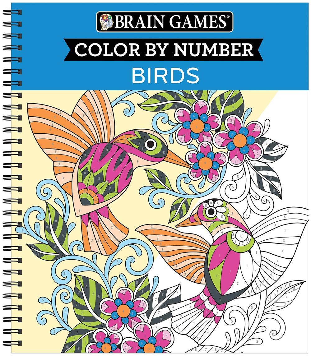 Brain Games  Color by Number: Birds