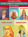 Our Great Emperors  Children Combo (Set Of 5 Books) (Chandragupta Maurya + Ashoka, The Great + Emperor Krishnadev Ray + Maharan
