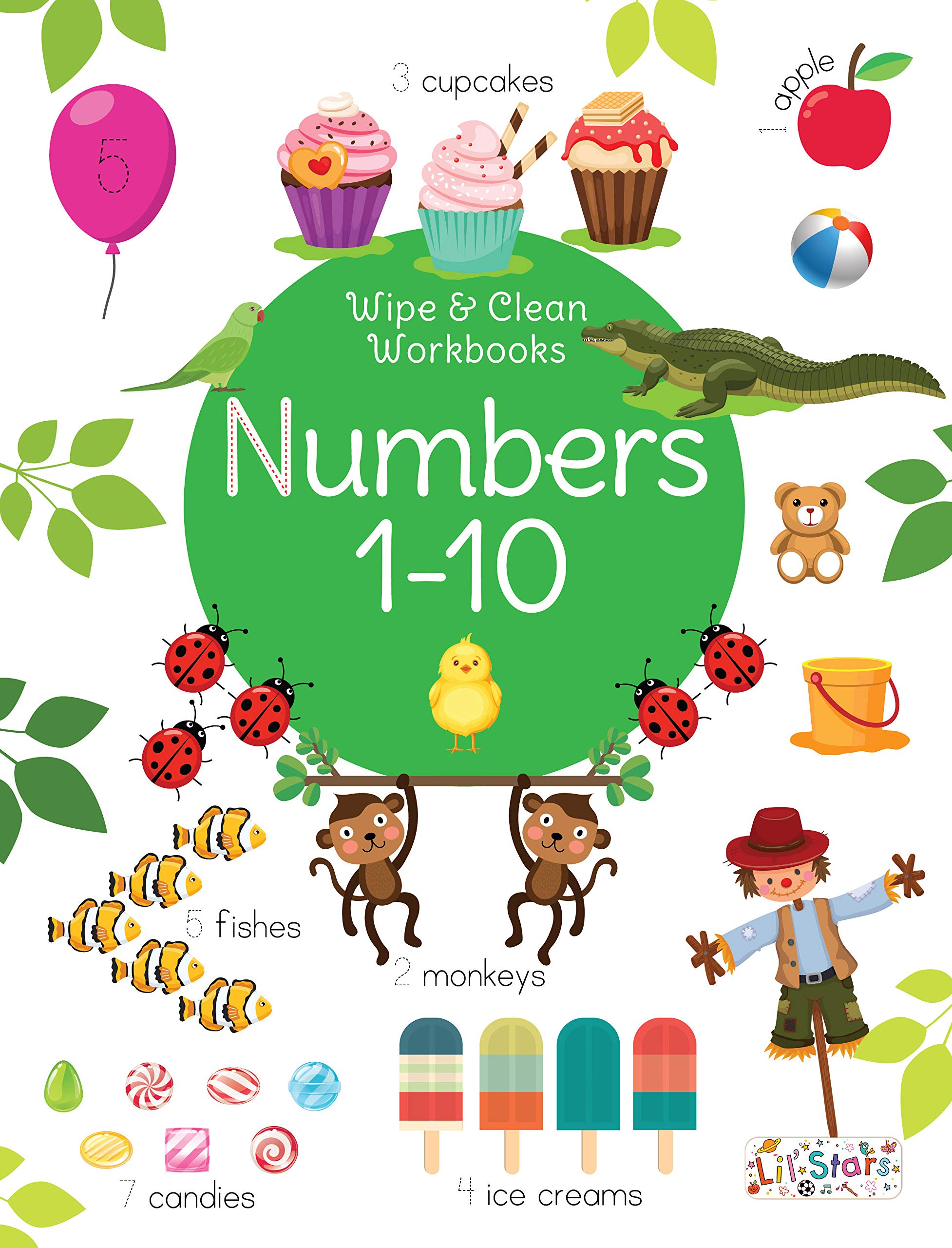 Numbers 110  Wipe & Clean Workbook with free Pen