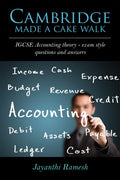 Cambridge Made a Cake Walk : IGCSE Accounting theory exam style questions and answers