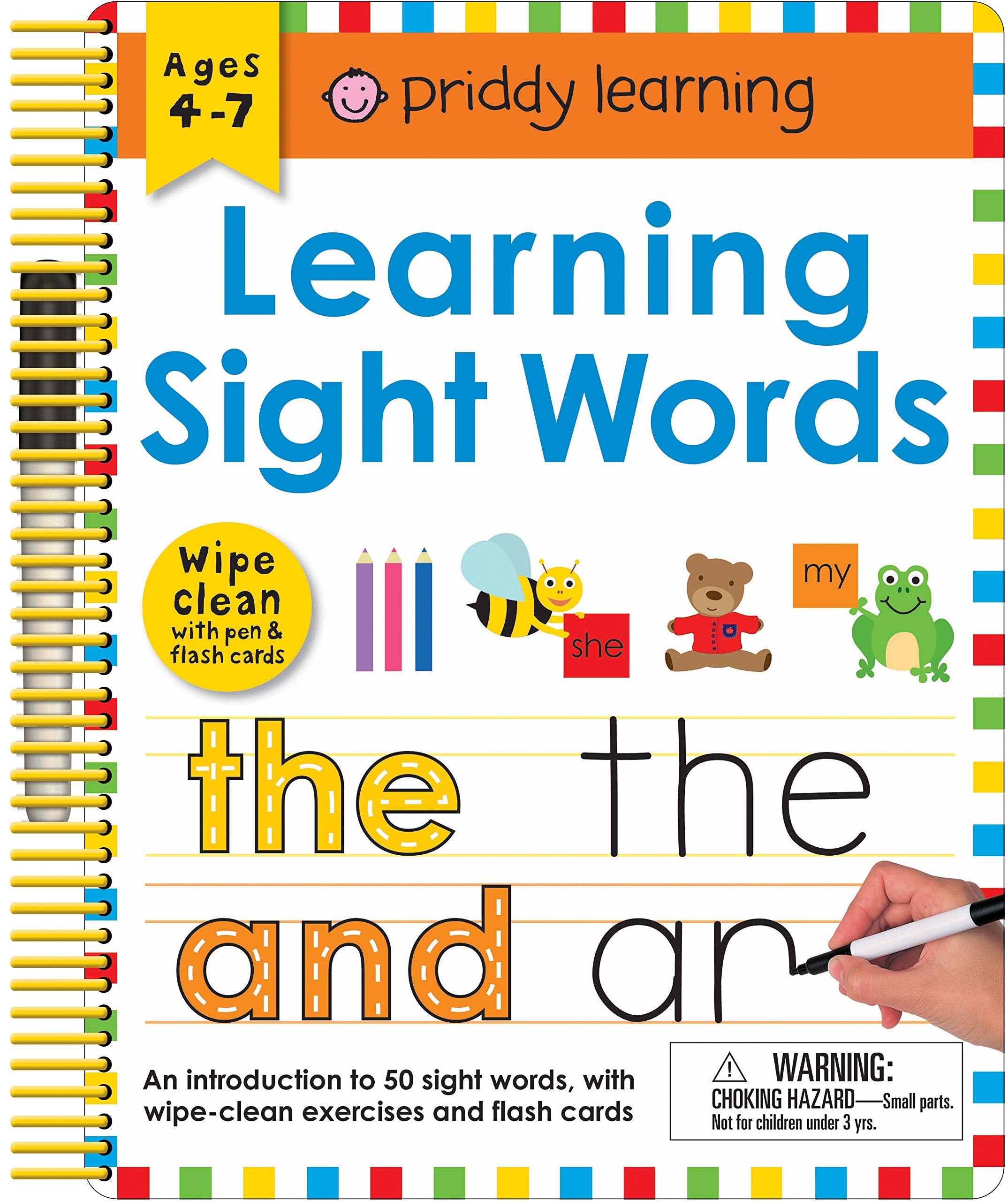 Wipe Clean: Learning Sight Words: Includes a WipeClean Pen and Flash Cards! (Wipe Clean Learning Books)