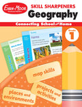 EvanMoor Skill Sharpeners: Geography, Grade 1 Activity Book  Supplemental AtHome Resource Geography Skills Workbook