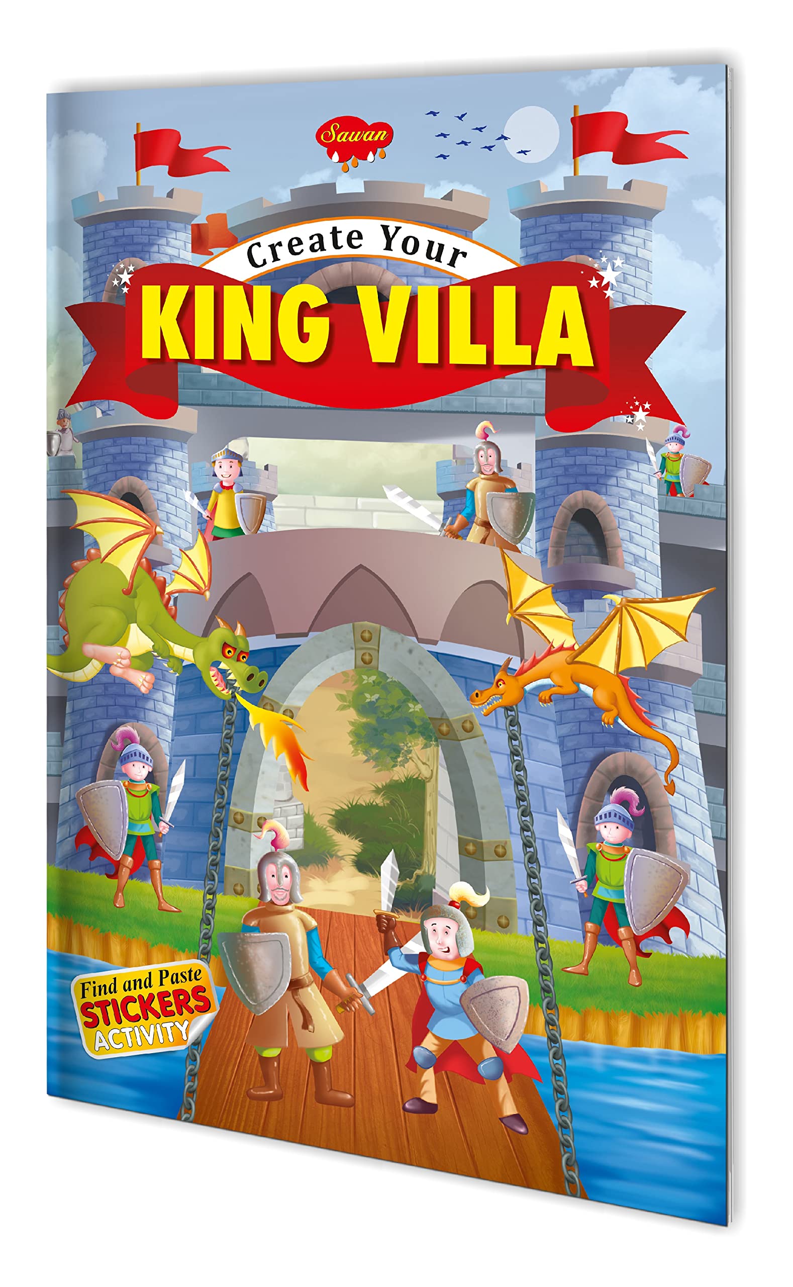 Create Your King Villa | Stickers Activity Book By Sawan