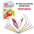 My First Big Picture Board Book Vegetables : Learn Vegetable Names with Pictures, Educational Book for Kids, Bright Colourful L