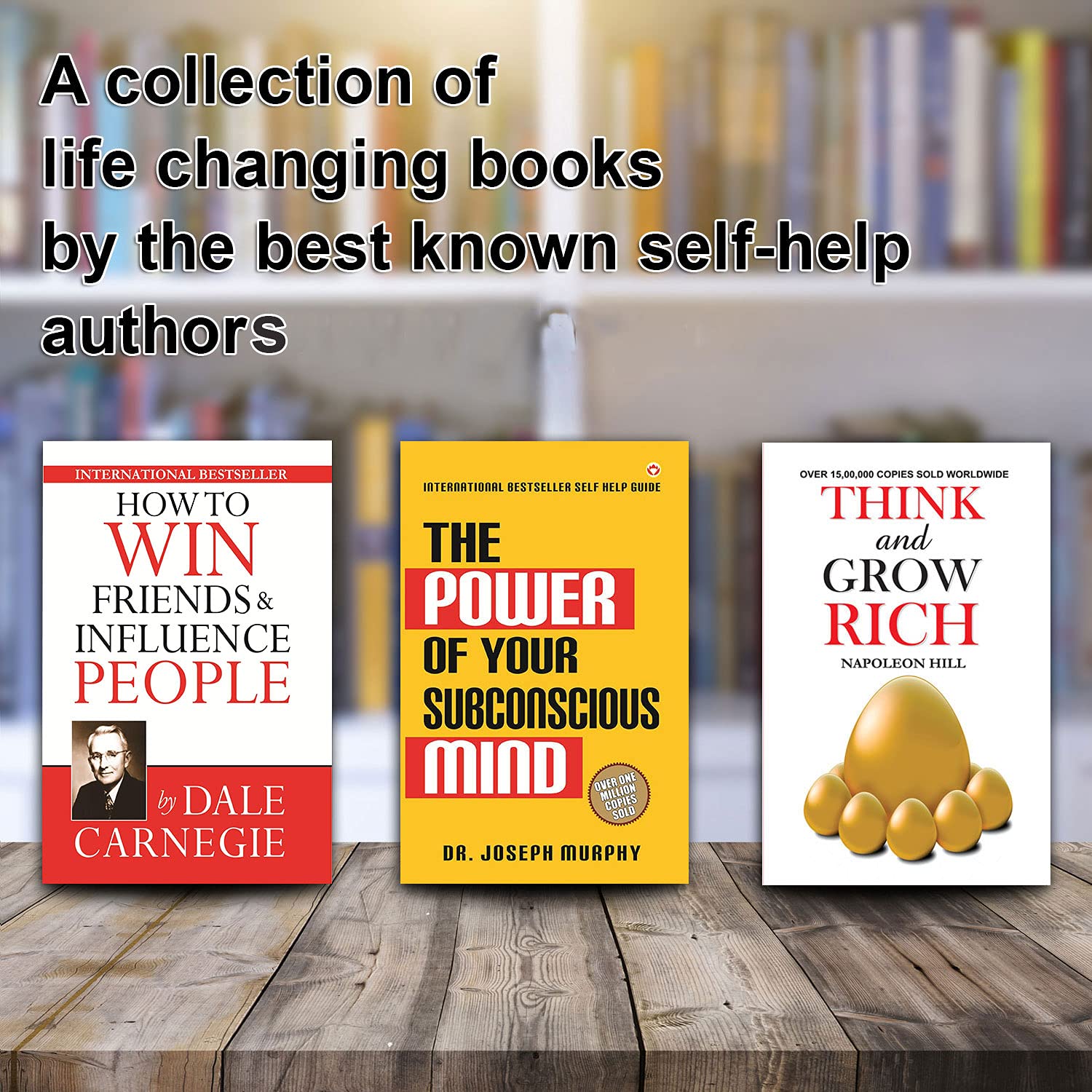 Most Influential SelfHelp Books Of All Time Kit: Set Of 3 Books