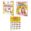 All in One Writing practice, English Writing Words and Sentences Practice Book for kids : Educational Work book, Writing book fo