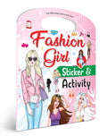 Fashion Girl Sticker and Activity book : Educational book for toddlers, Learning fun with activity books, Early learning sticker