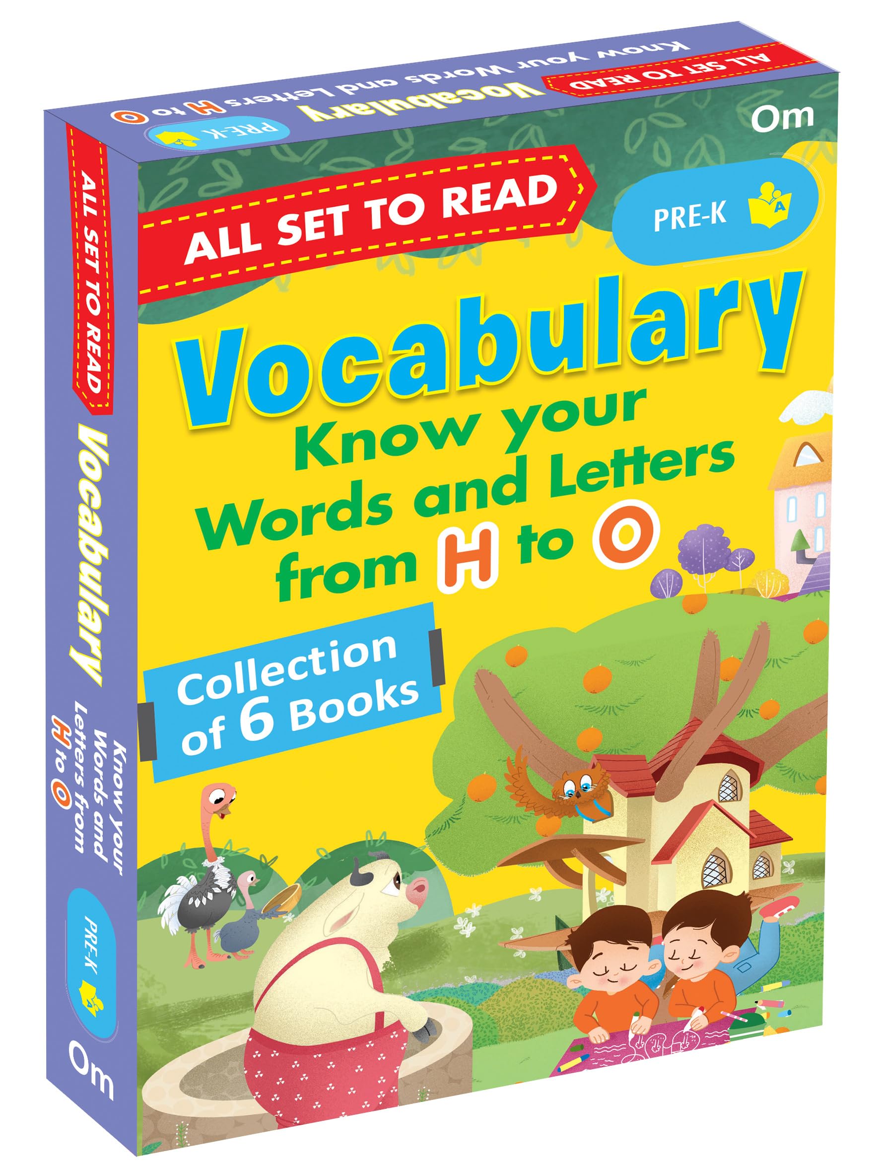 All Set to Read: My First Vocabulary Building PreK Learning Pack  Know Your Words and Letters  Pack 2 | Little Learners Word K