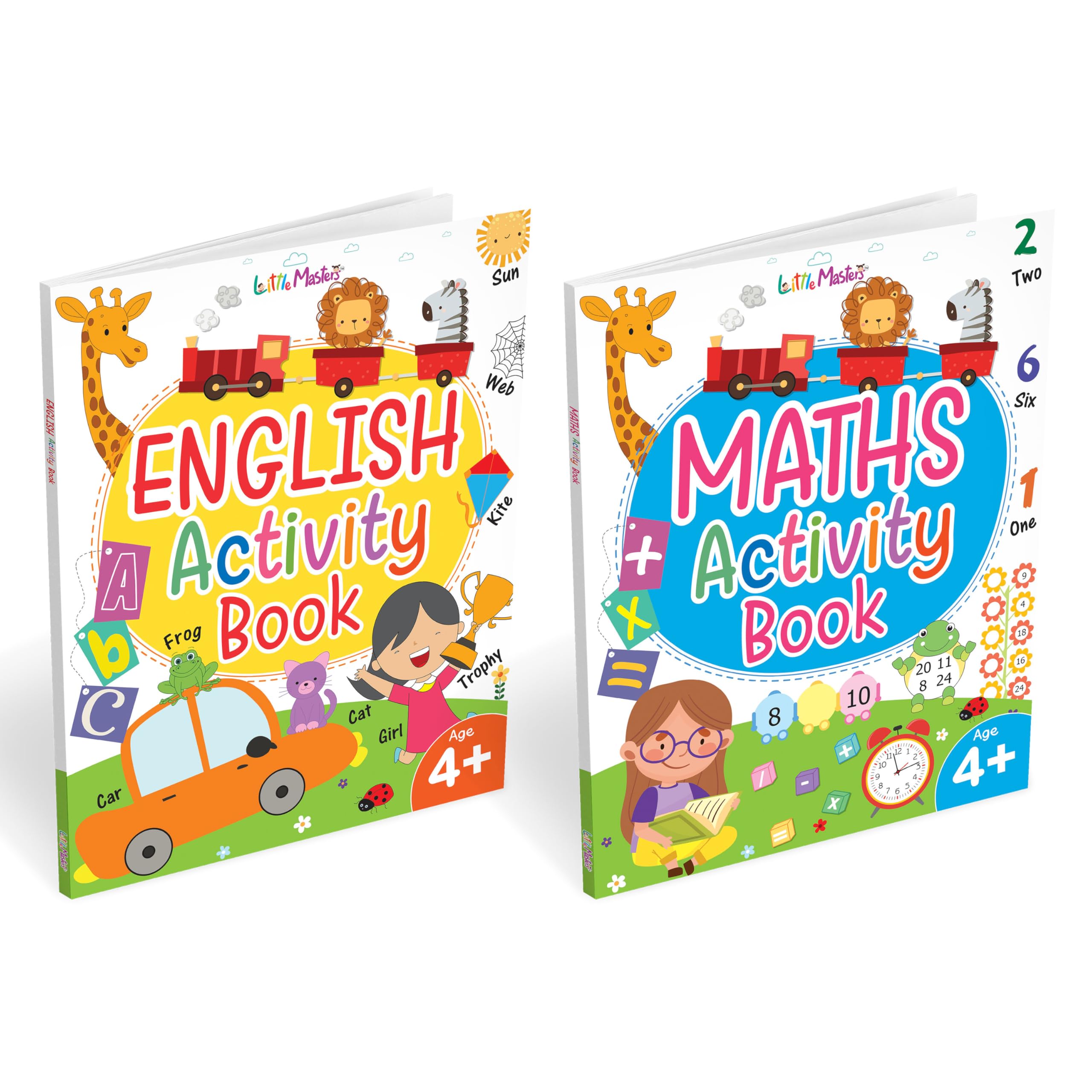 English Activity Books  Math Activity Book (Pack Of 2)