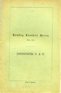 Panchatantra Ii. & Iii.