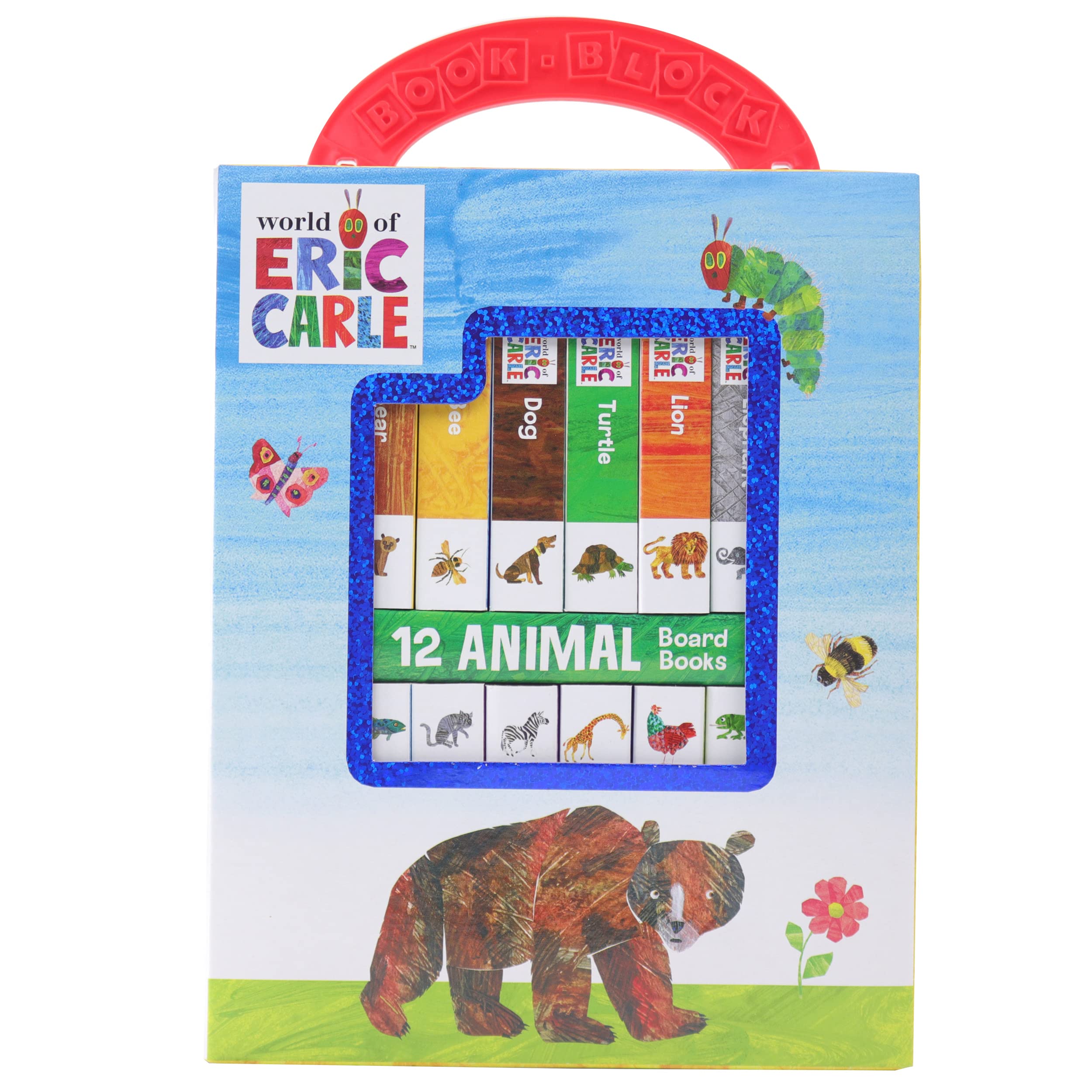 World of Eric Carle, My First Library Animal Board Book Block 12Book Set  PI Kids