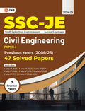 Gkp Ssc 2024 : Junior Engineer  Paper I  Civil Engineering  47 Previous Years Solved Papers (200823) 3 Practice Papers