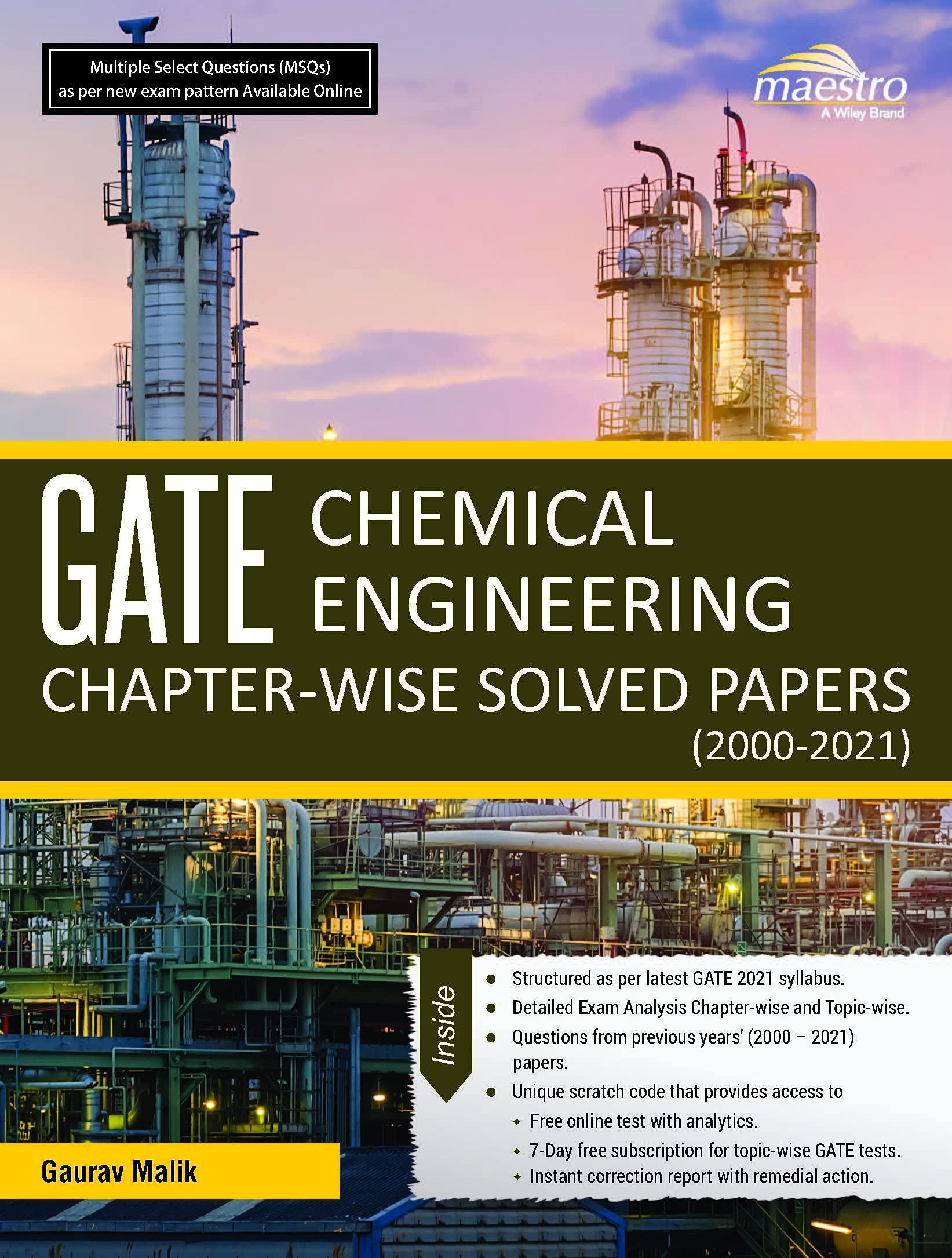 Wileys Gate Chemical Engineering ChapterWise Solved Papers (20002021)