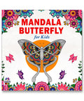 Mandala Butterfly Art Coloring Book for Kids | 30 Fun Butterfly Mandala Brain Activity Designs to Enhance Art Coloring, Drawing 