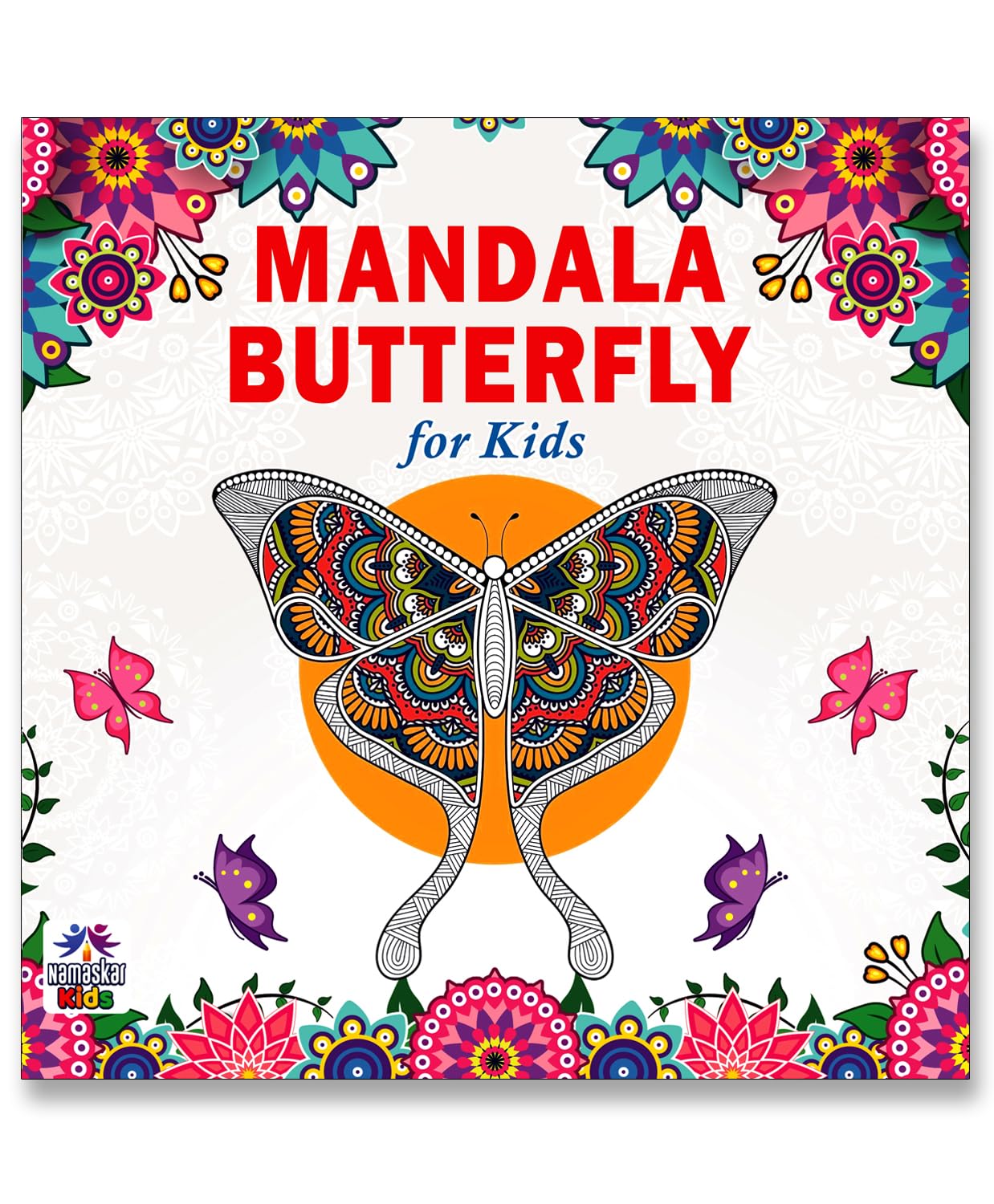 Mandala Butterfly Art Coloring Book for Kids | 30 Fun Butterfly Mandala Brain Activity Designs to Enhance Art Coloring, Drawing 