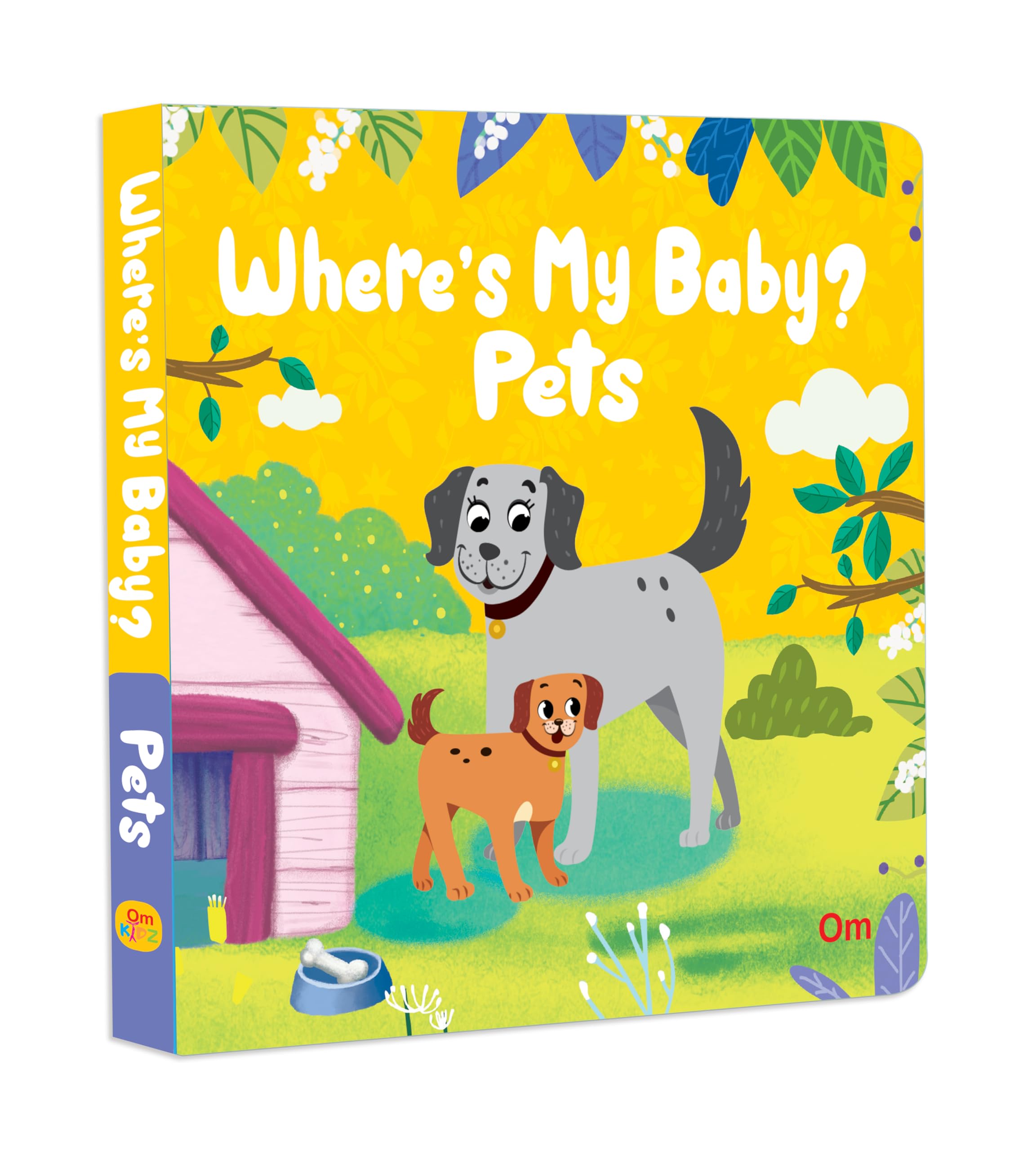 Board Book: Wheres My Baby? Pets  Illustrated Story books for Kids